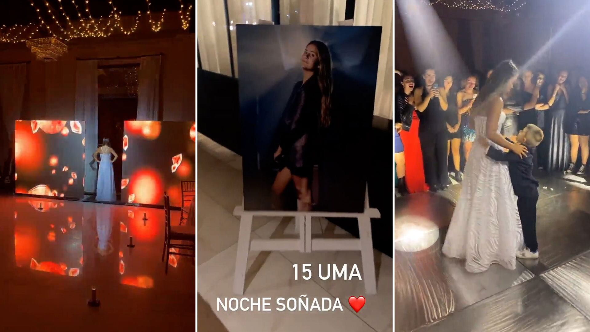 La fiesta de 15 de Uma, la hija de Amalia Granata y el Ogro Fabbiani