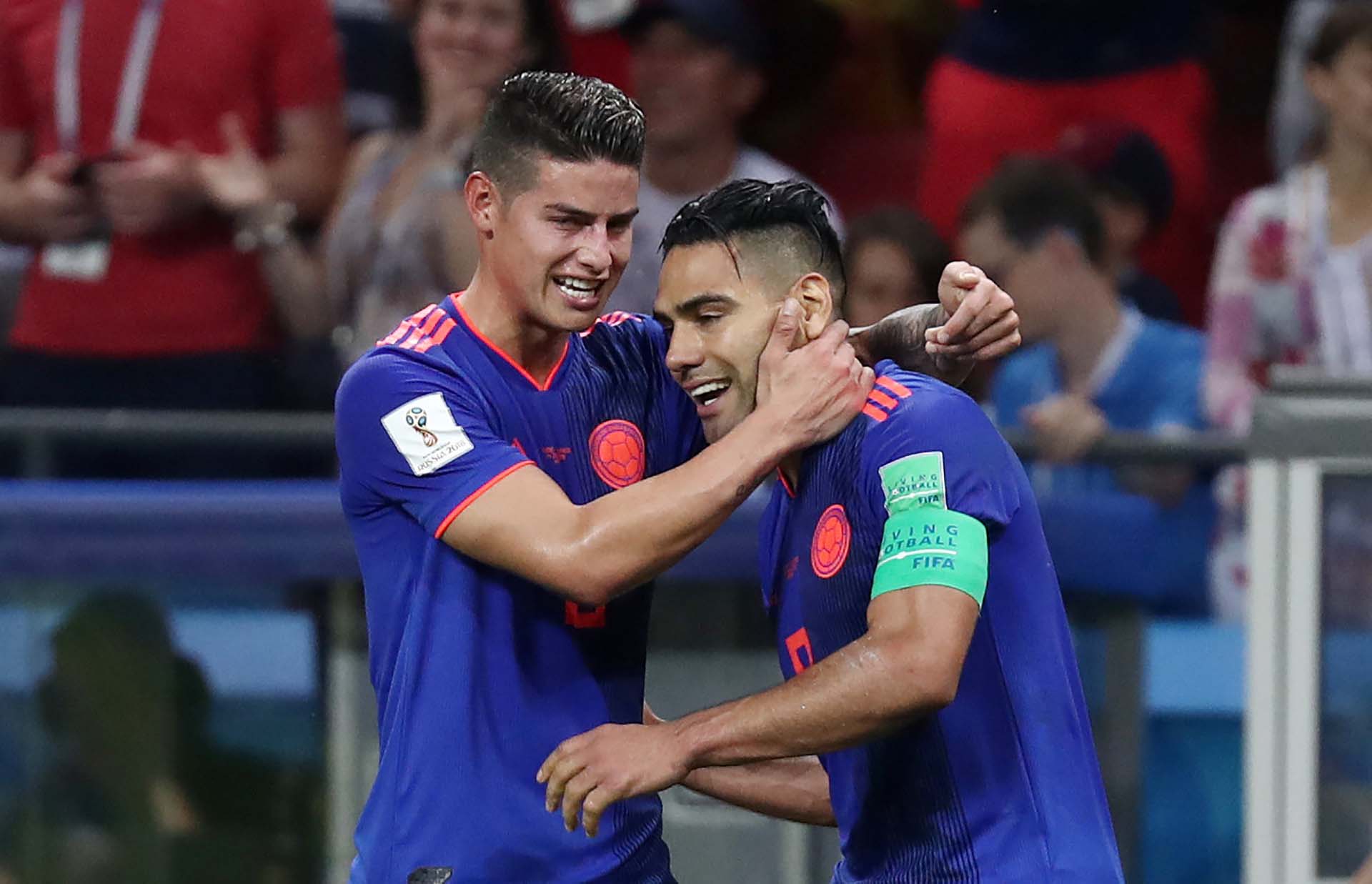 James Rodríguez y Radamel Falcao han compartido camerino en Porto, AS Mónaco y la selección Colombia - crédito REUTERS/Sergio Perez