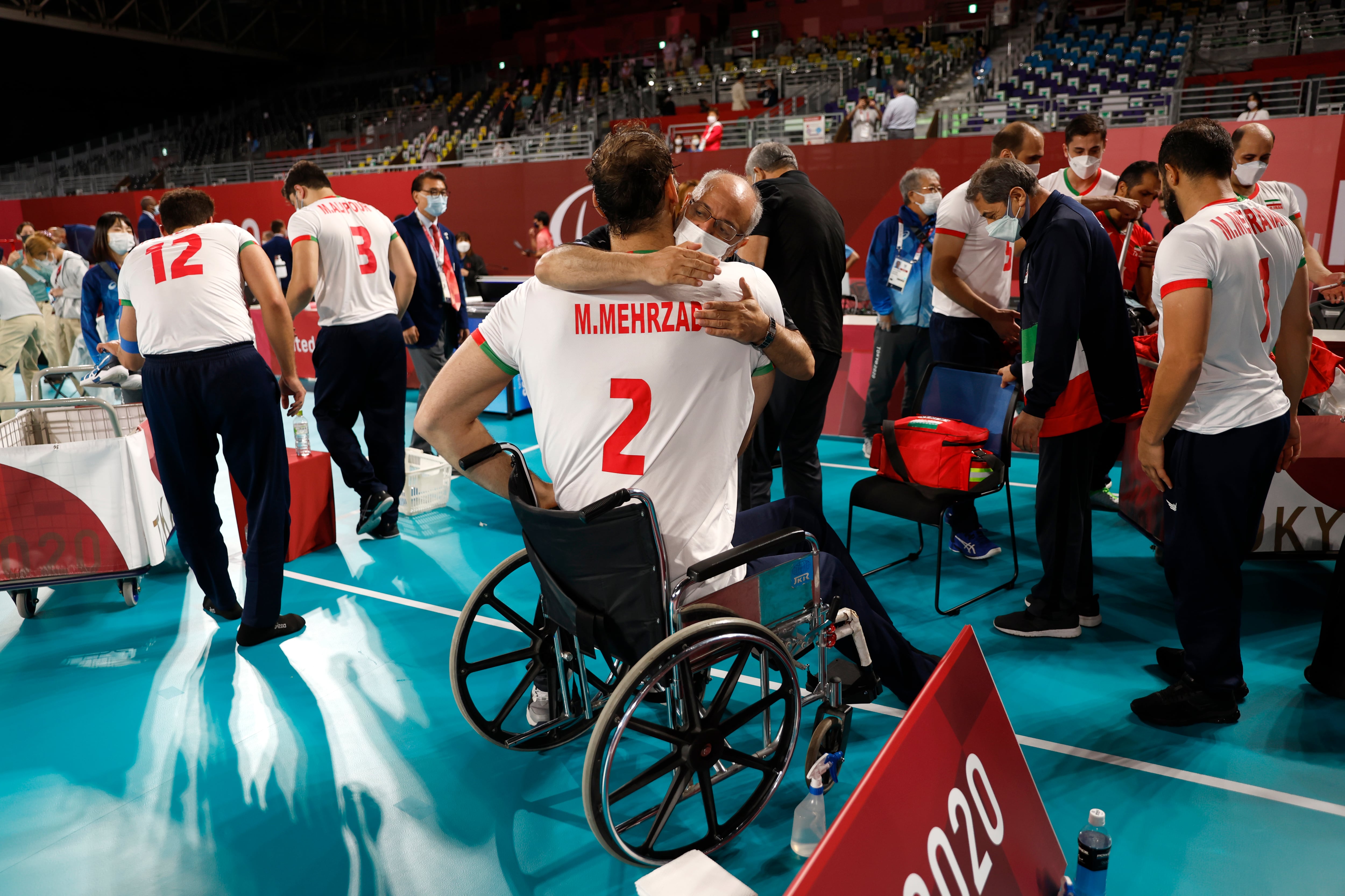 El equipo iraní ha ganado siete de los nueve torneos olímpicos de voleibol sentado. (REUTERS/Issei Kato)