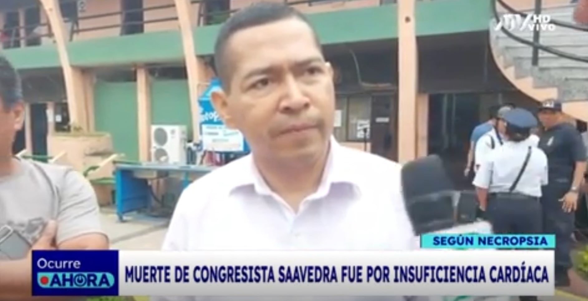 Necropsia revela la causa de la muerte del excongresista de ‘Somos Perú’. (Captura: Ocurre ahora)