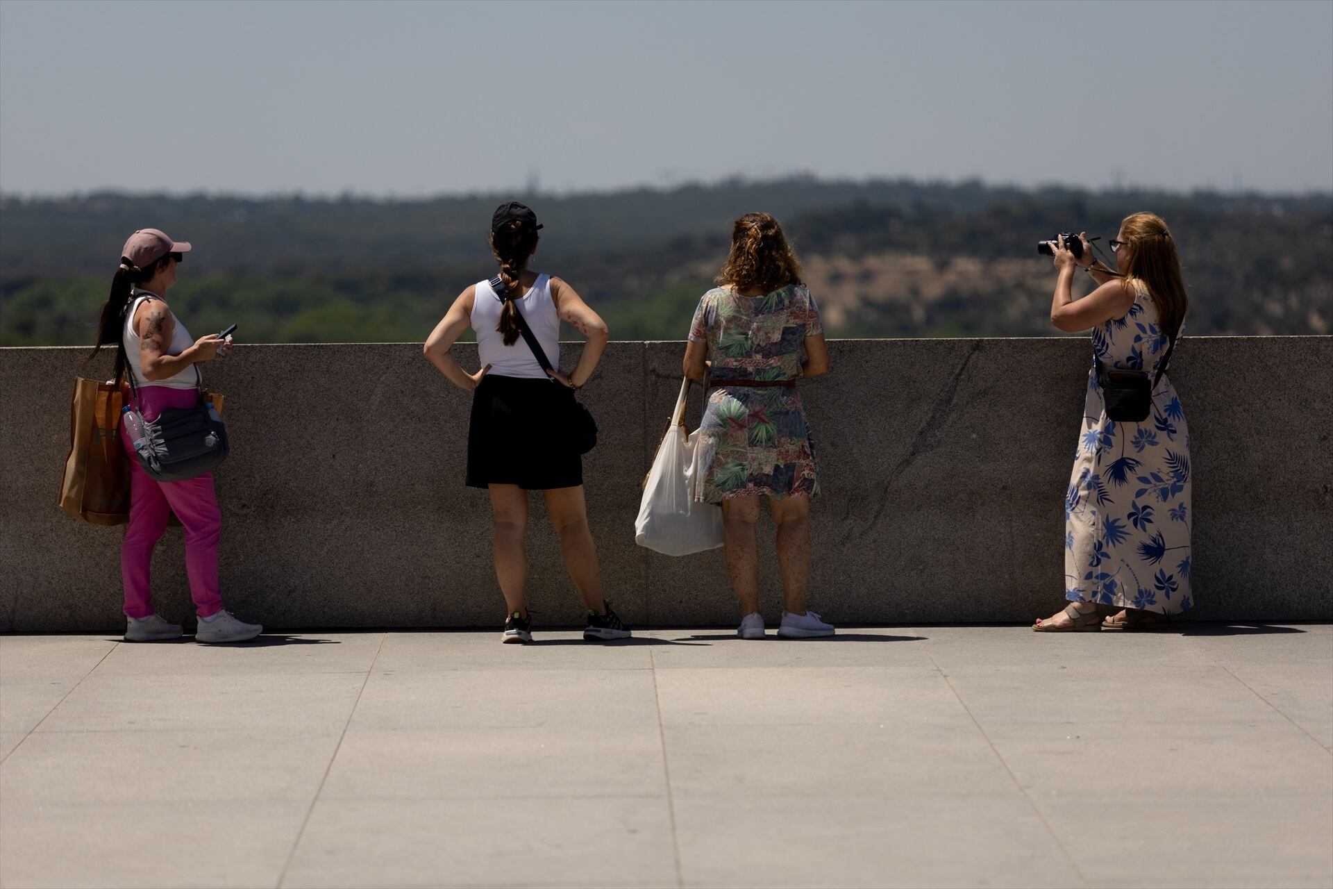 Turistas en Madrid. (Eduardo Parra / Europa Press)