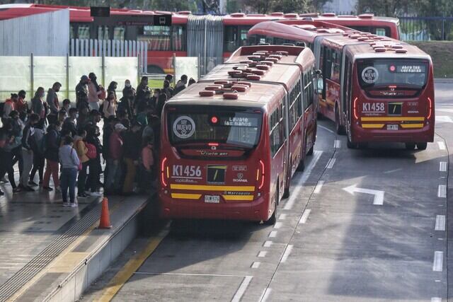 Las rutas actuales de Transmilenio se ajustarán con el nuevo esquema - crédito Colprensa