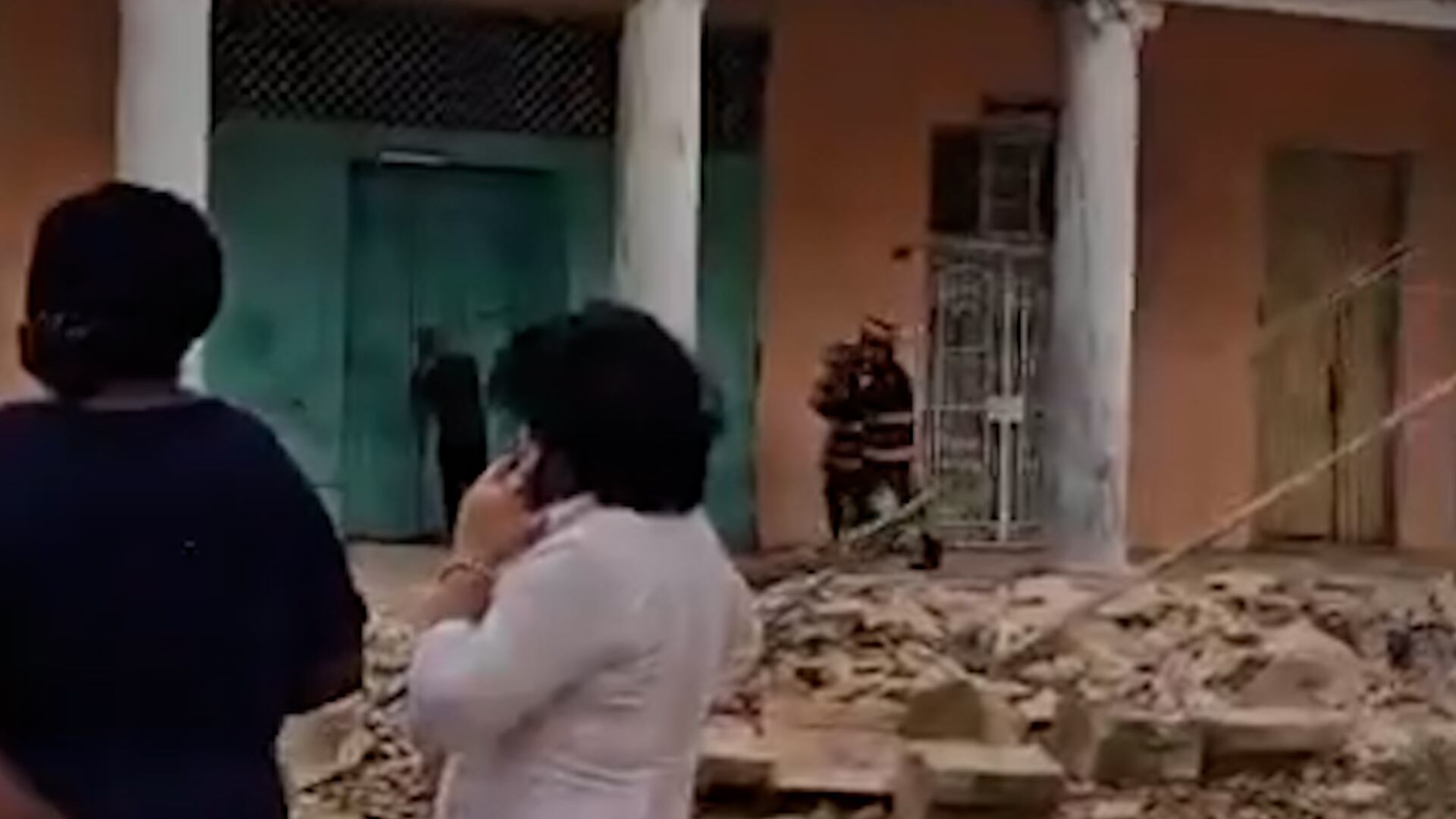 Cuba: un vivienda colapsó por las intensas lluvias en Matanzas
