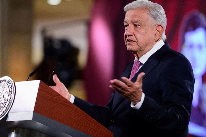 Andrés Manuel López Obrador dio a conocer el nuevo nombre para la calle en su conferencia de prensa matutina (REUTERS)