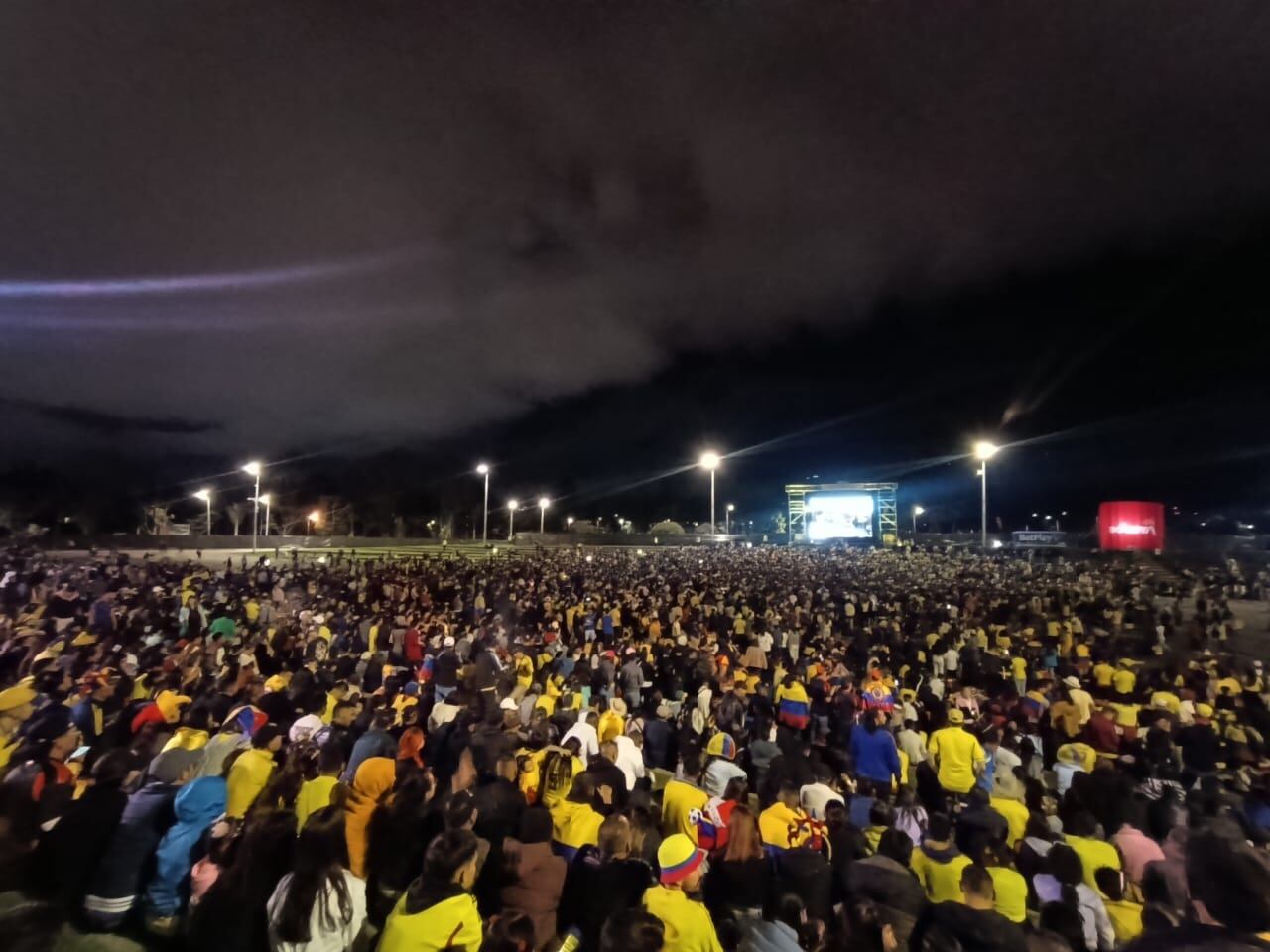 Después de la final entre la Selección Colombia y el equipo argentina, en Bogotá se vivió un caos en movilidad - crédito Sec. Integración Social/X