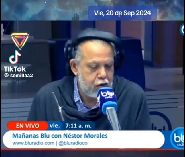 Alberto Linero y Néstor Morales se enfrascaron en una discusión sobre el trabajo - crédito @petrogustavo/X