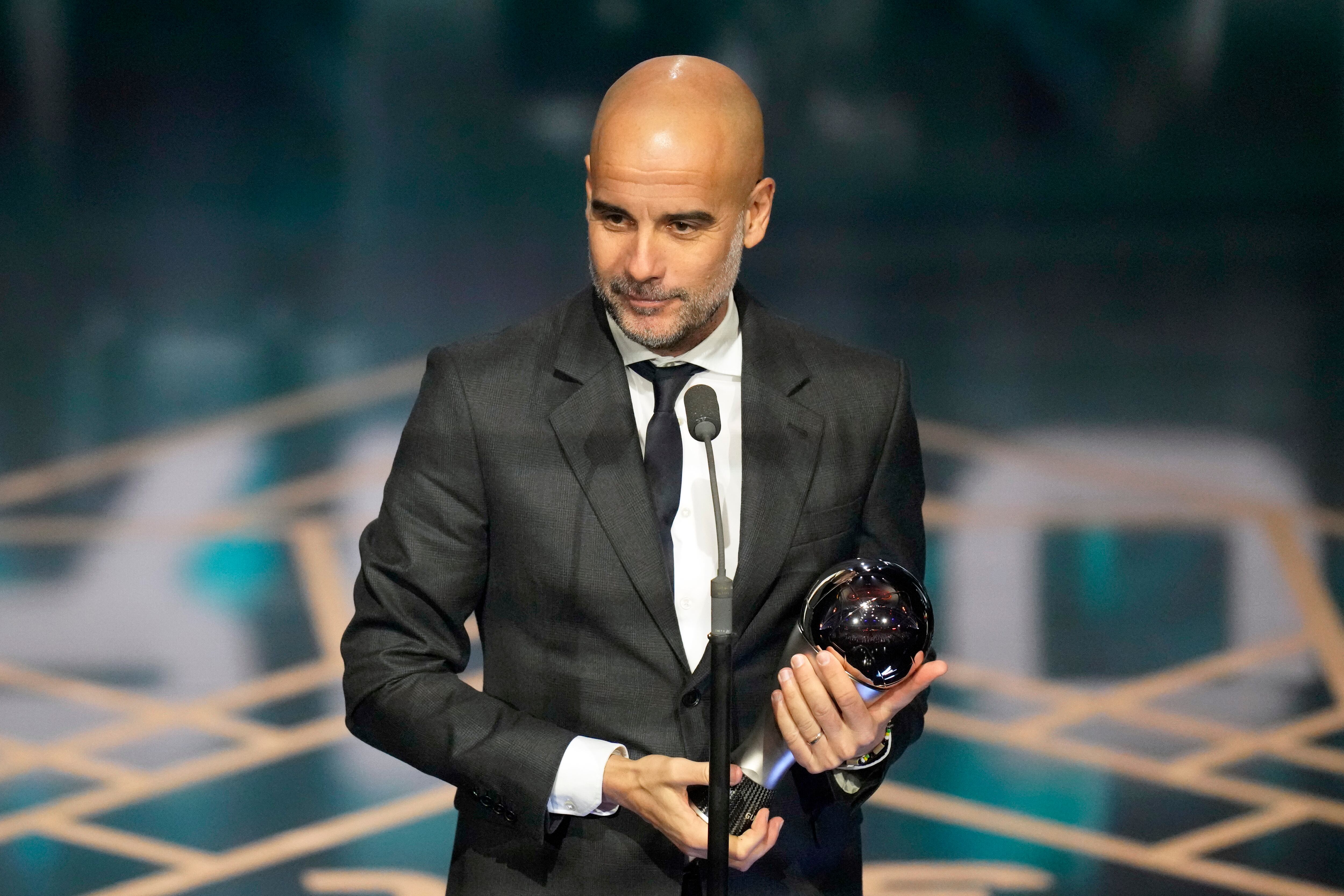 Pep Guardiola disparó contra la FIFA por el Mundial de Clubes  (AP Foto/Kirsty Wigglesworth)