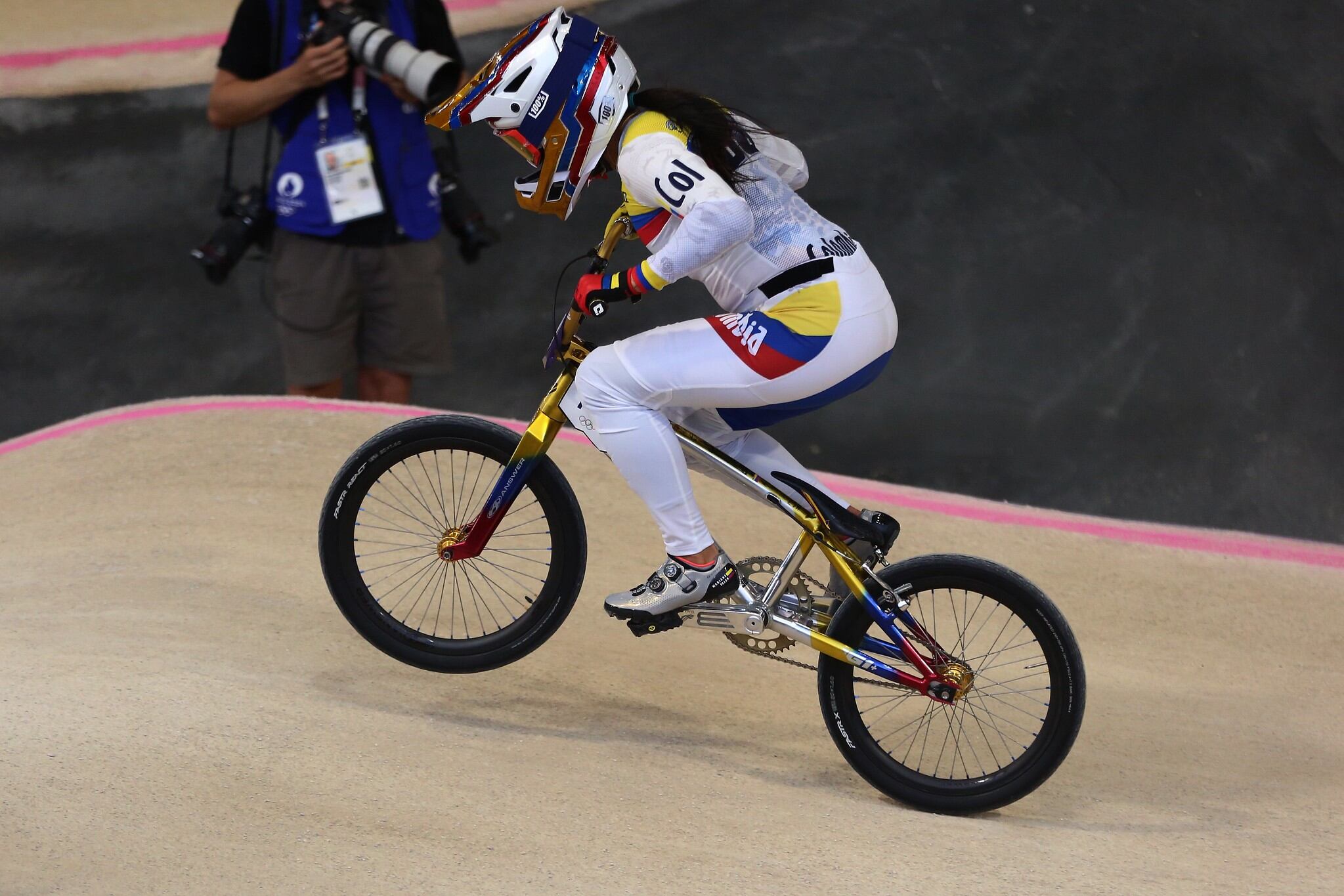 La antioqueña es una de las cartas más importantes para el BMX Racing en Colombia - crédito Comité Olímpico Colombiano / Flickr