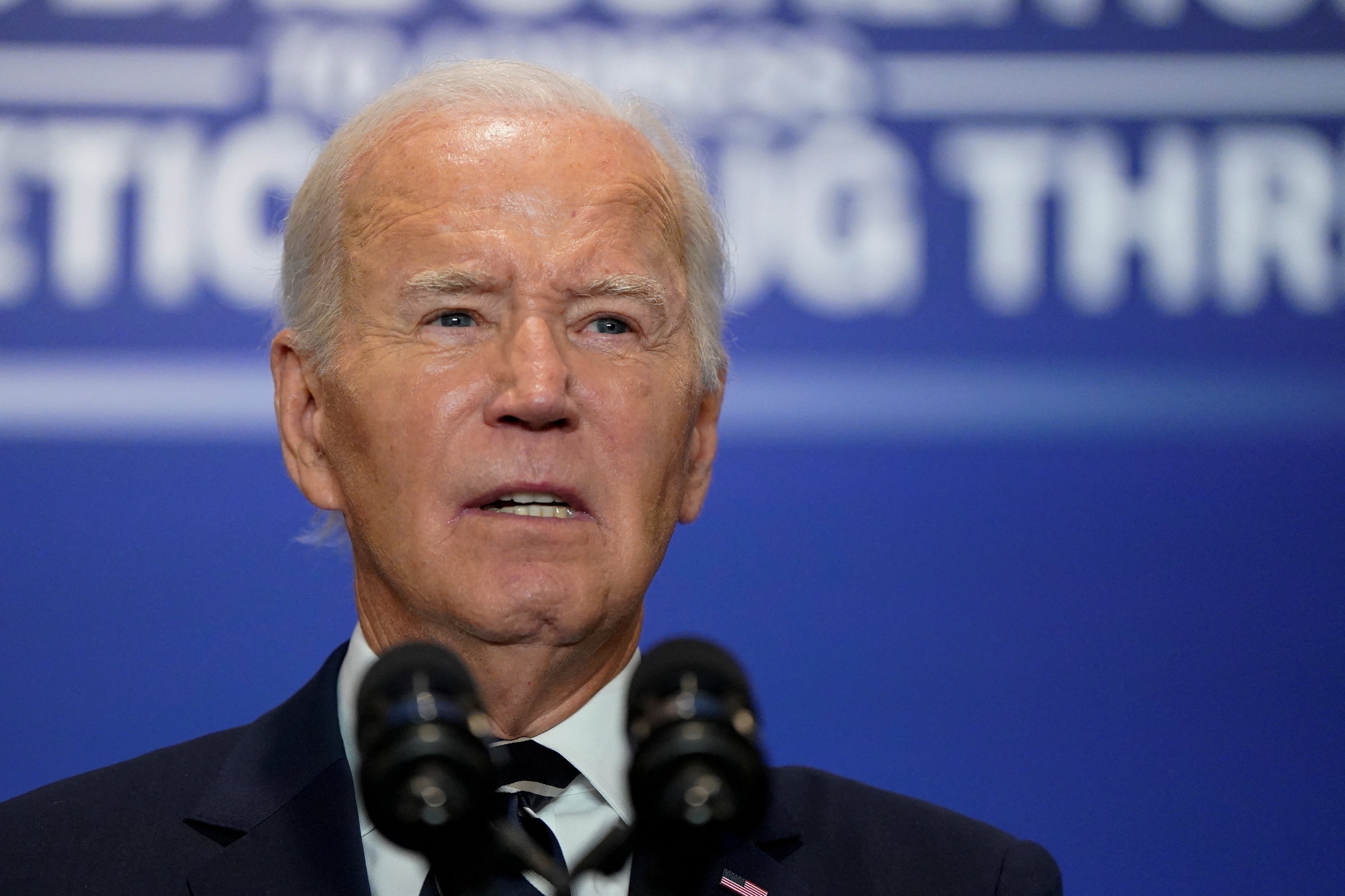 El presidente Joe Biden aprobó una declaración de emergencia para facilitar la respuesta a desastres. (REUTERS/Elizabeth Frantz)