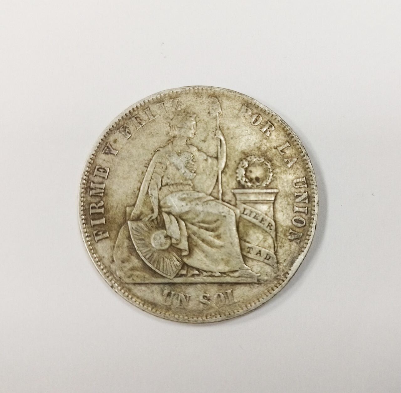 El anverso de una de las monedas, mostrando la simbología de la libertad, pieza clave del patrimonio numismático nacional.
(Foto de cortesía)