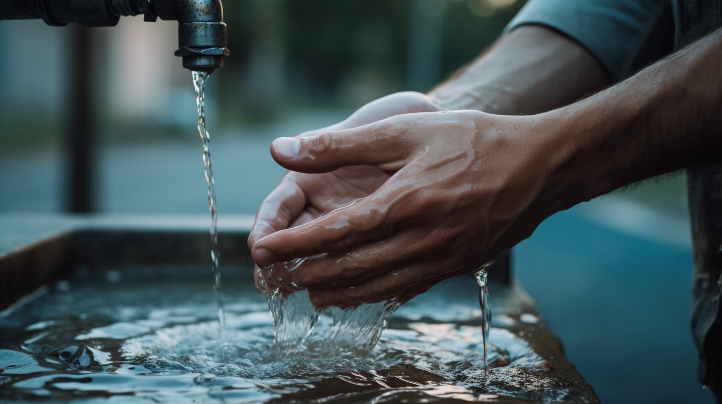 Una imagen que destaca la importancia del lavado de manos para la salud, la higiene y la prevención de enfermedades, además de promover el ahorro de agua. Un gesto esencial. (Imagen ilustrativa Infobae)