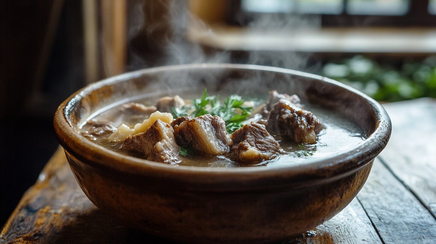 Sopa de pata, plato típico colombiano, caldo casero, comida de abuelas, receta tradicional, sustancia nutritiva, plato caliente - (Imagen Ilustrativa Infobae)