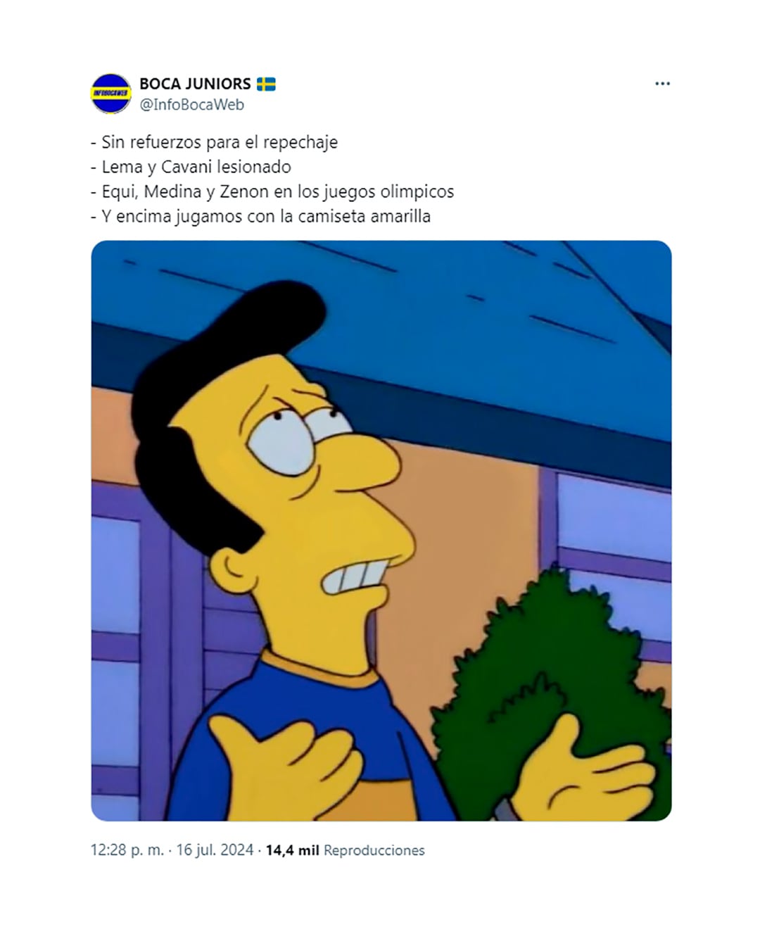 memes de Boca, que no pudo inscribir a los refuerzos