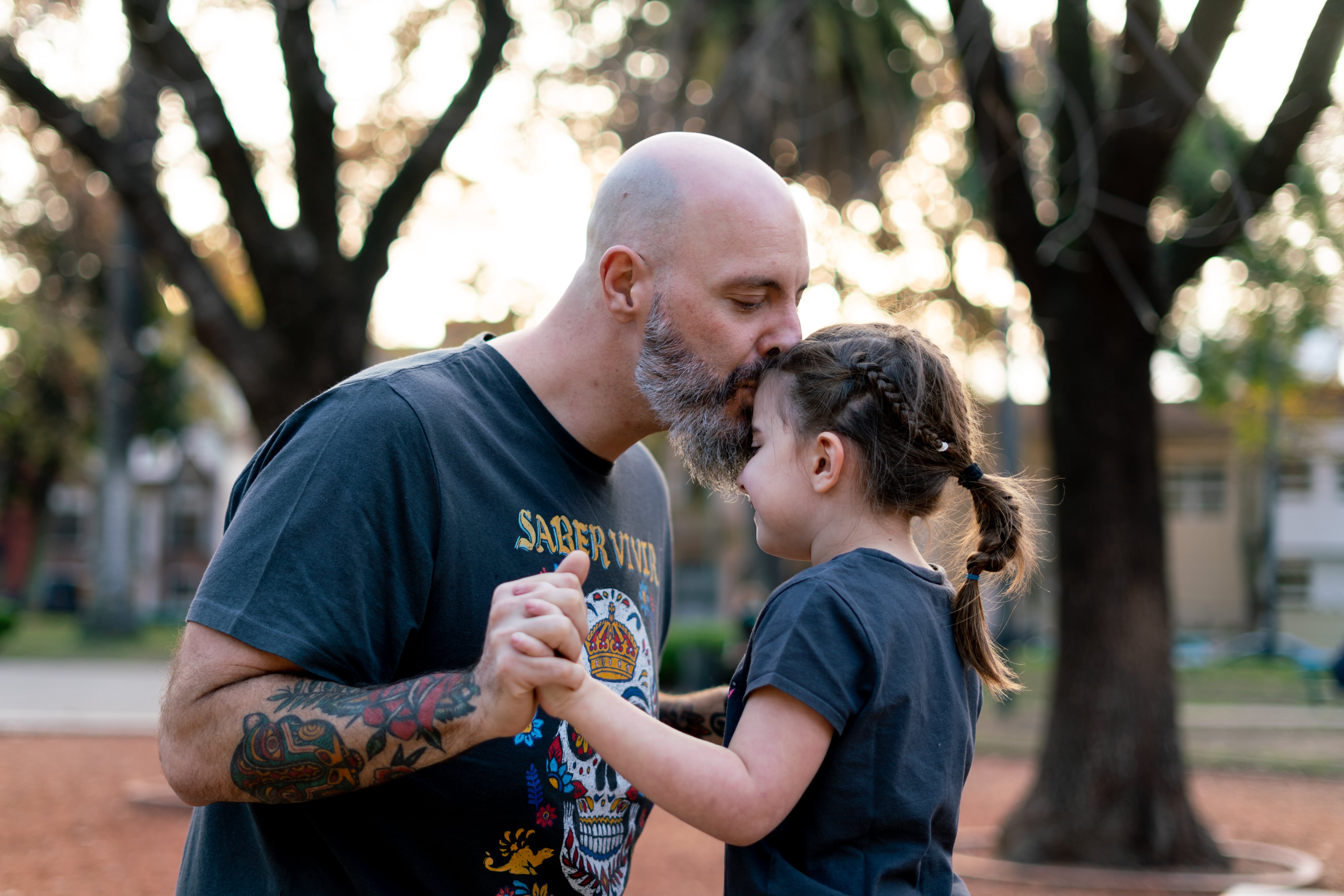 Ernesto Raffo y su hija para y sí, soy papá