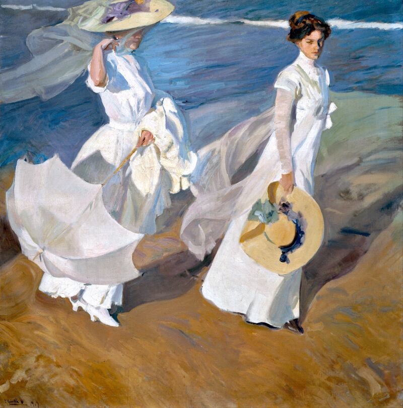 La belleza de la semana Paseo a orillas del mar, de Joaquín Sorolla