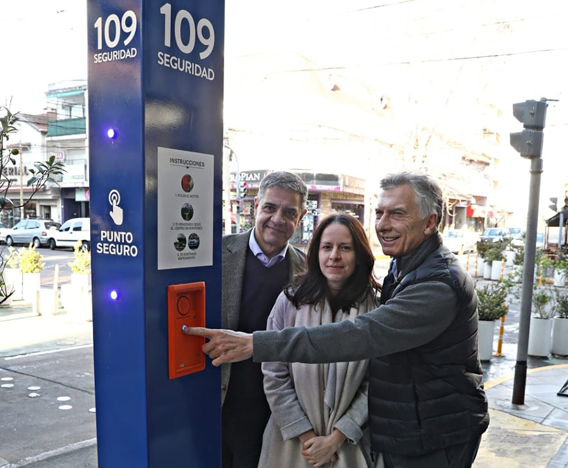 Mauricio Macri y Jorge Macri recorrieron La Lucila junto con la intendenta Soledad Martínez