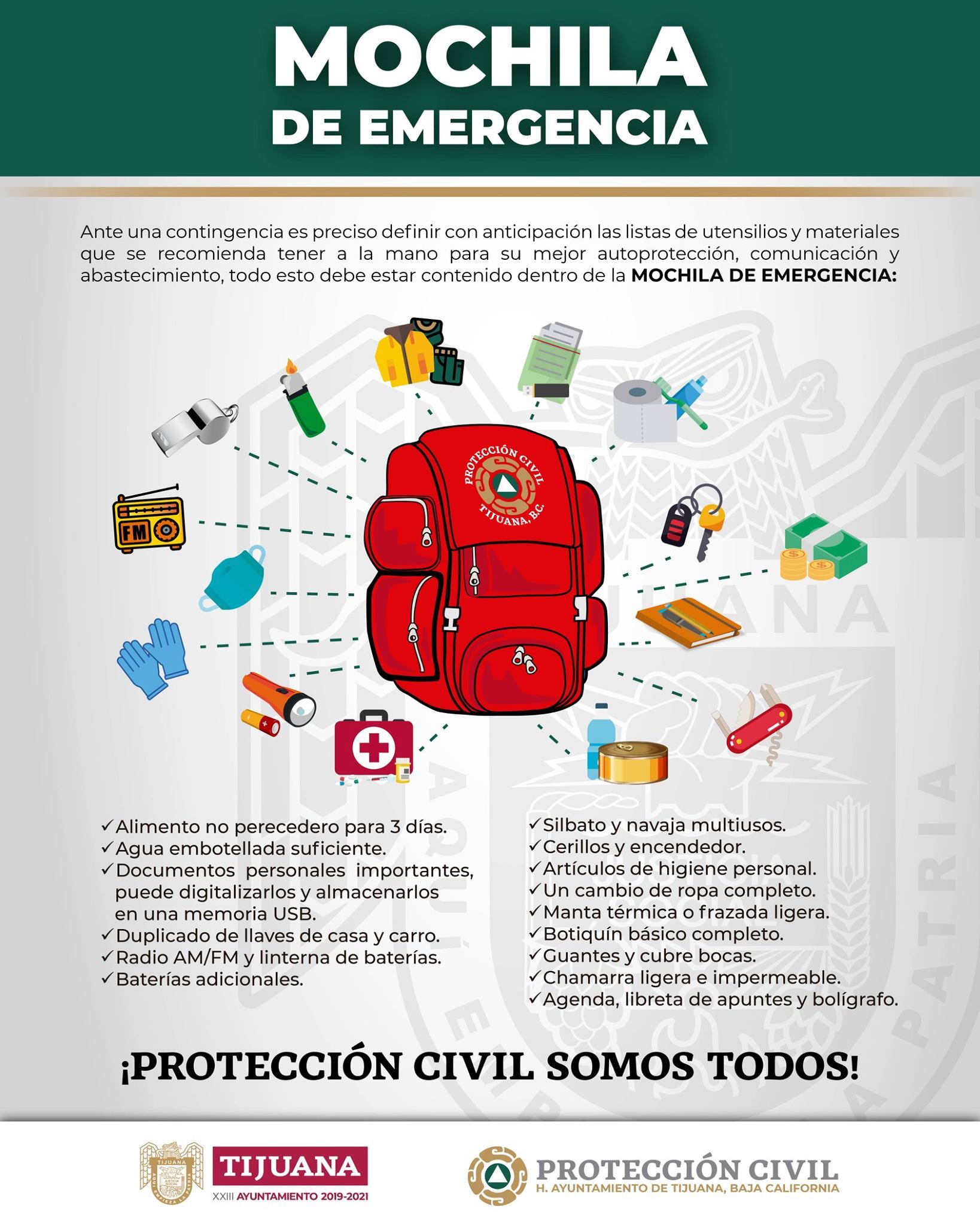 Mochila de emergencia