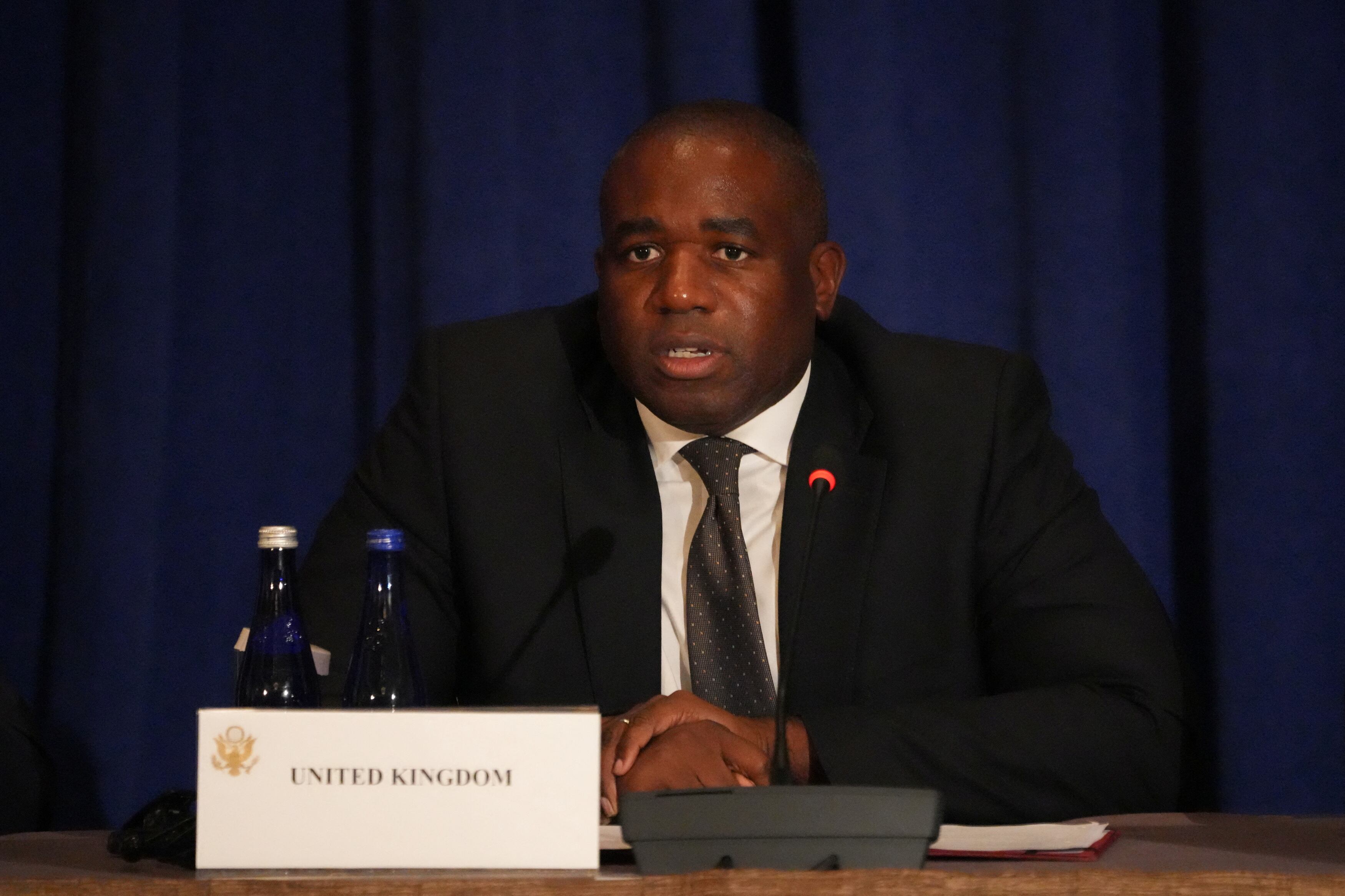 David Lammy, ministro británico de Asuntos Exteriores (BRYAN R. SMITH/Pool via REUTERS)