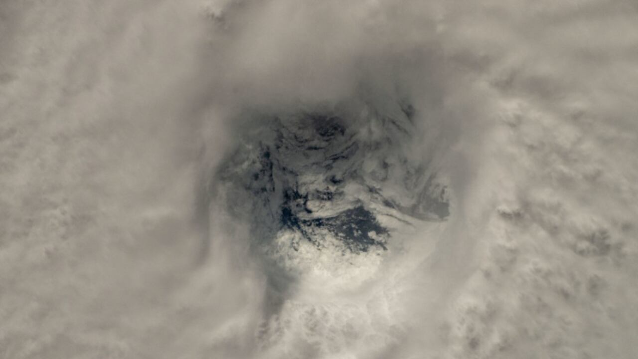 El temporal fue captado desde el espacio