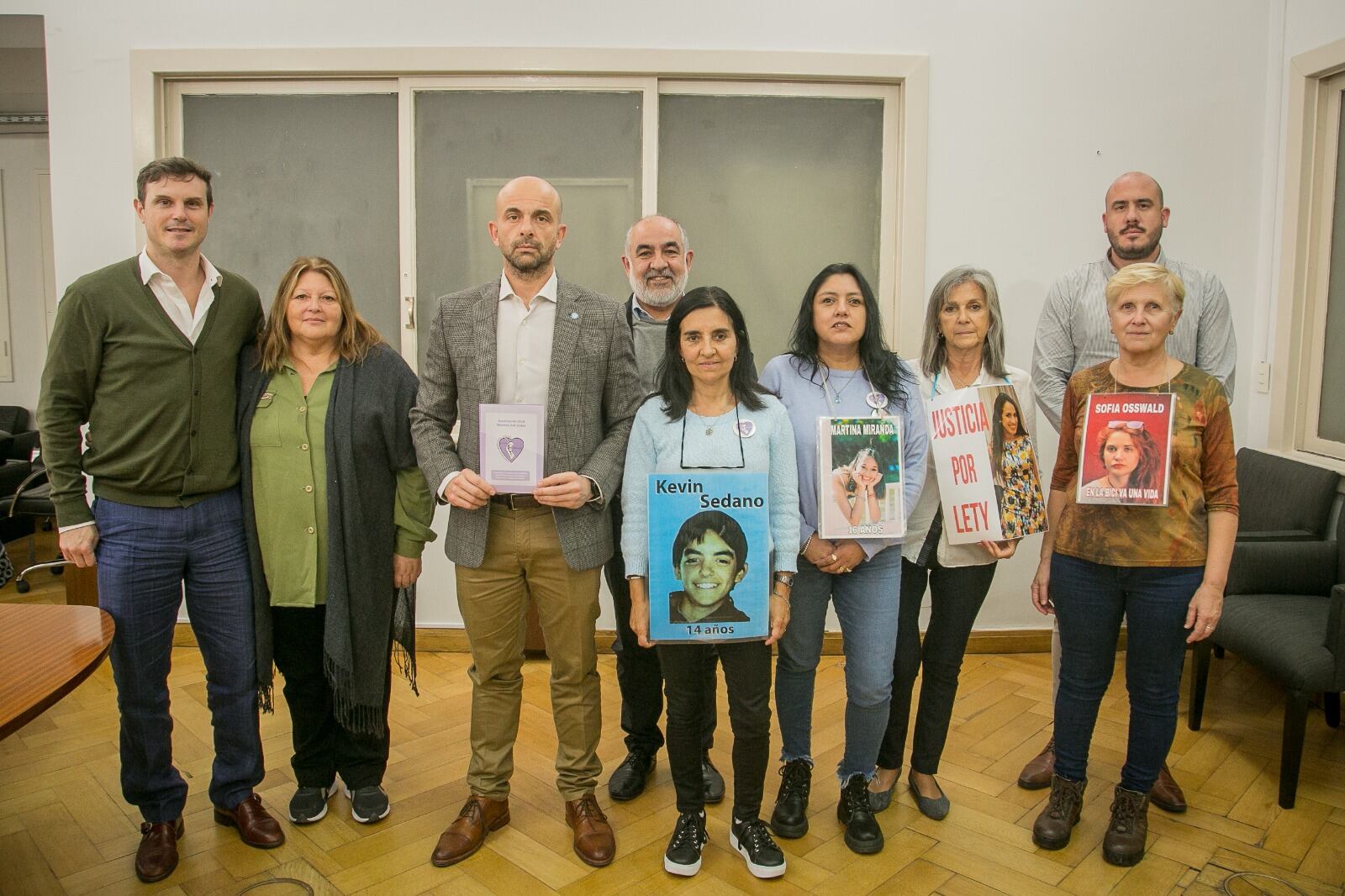 Franco Mogetta, secretario de Transporte, y Vivian Perrone, titular de Madres del Dolor se reunieron este 10 de junio, en el Día Nacional de la Seguridad Vial