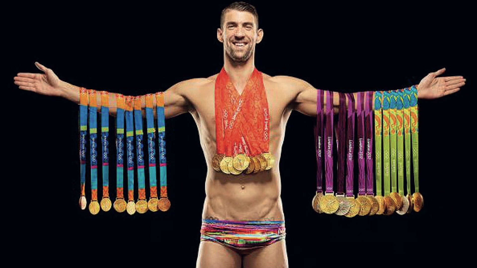 Michael Phelps es el deportista más laureado en la historia de los Juegos Olímpicos con 28 medallas, 23 doradas