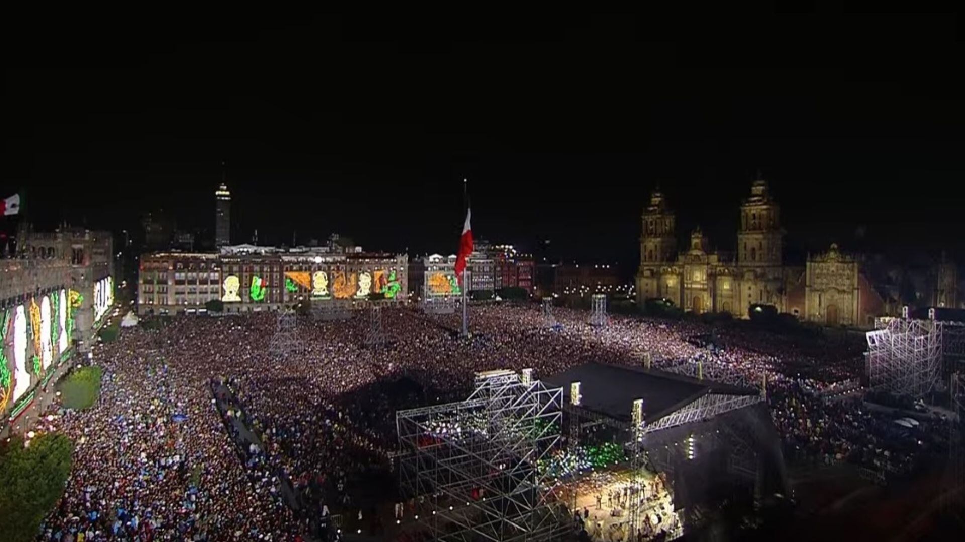 Zócalo Grito Independencia 15 septiembre