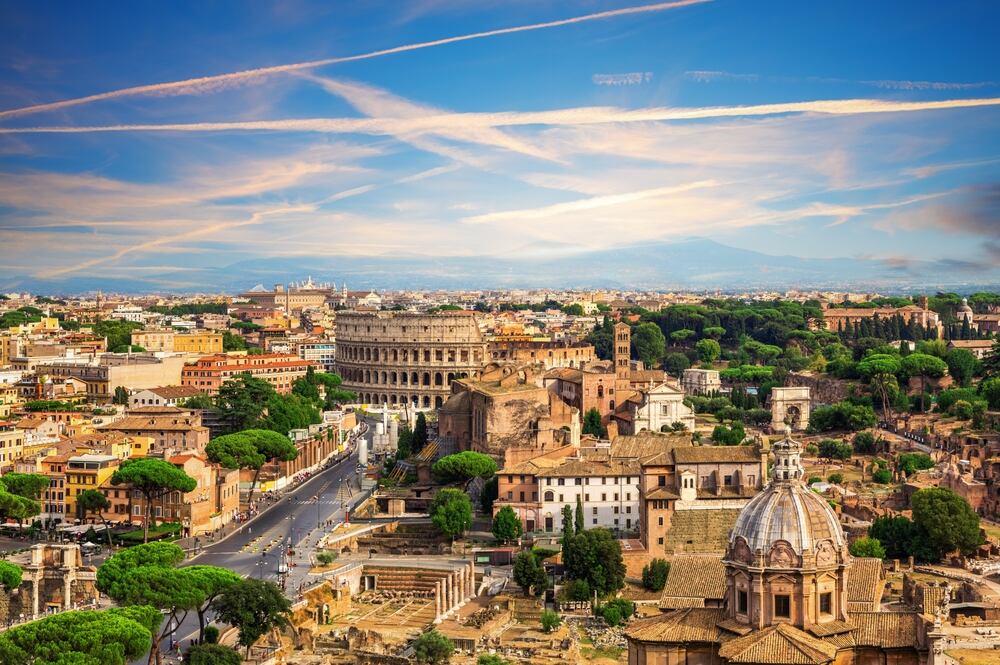 Roma, en Italia (Shutterstock).