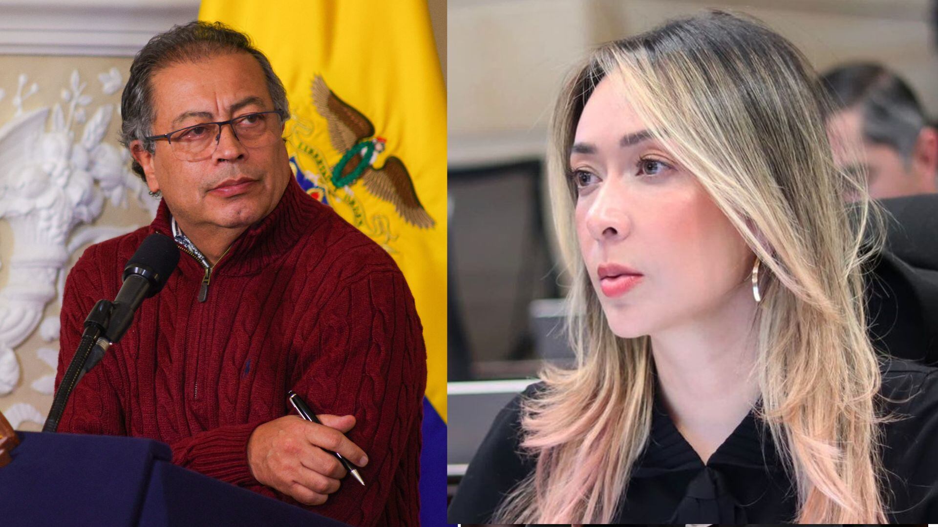 Presidente Petro citó a los verdes sin Katherine Miranda - crédito @mirandabogota/Instagram Joel González/Presidencia