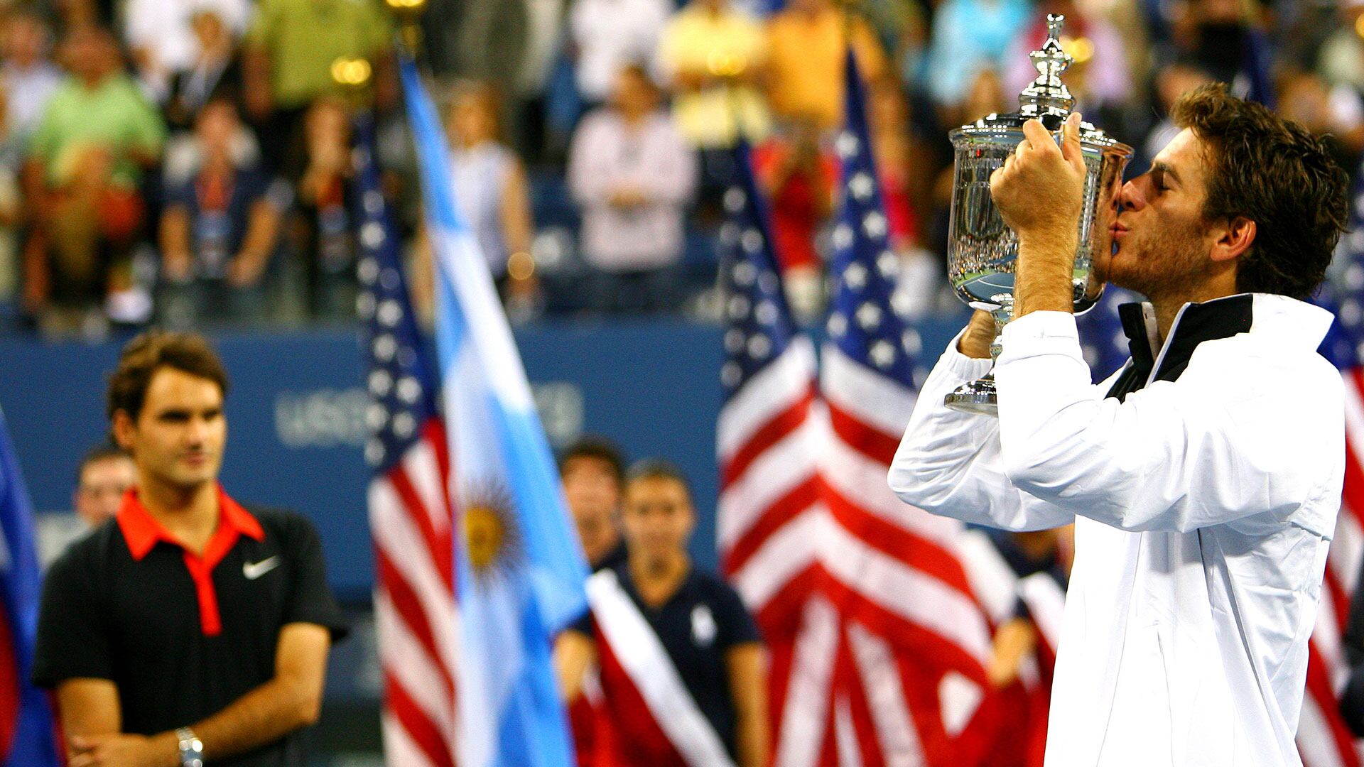 Del Potro levantó el trofeo del Abierto de los Estados Unidos en 2009 (Shutterstock)