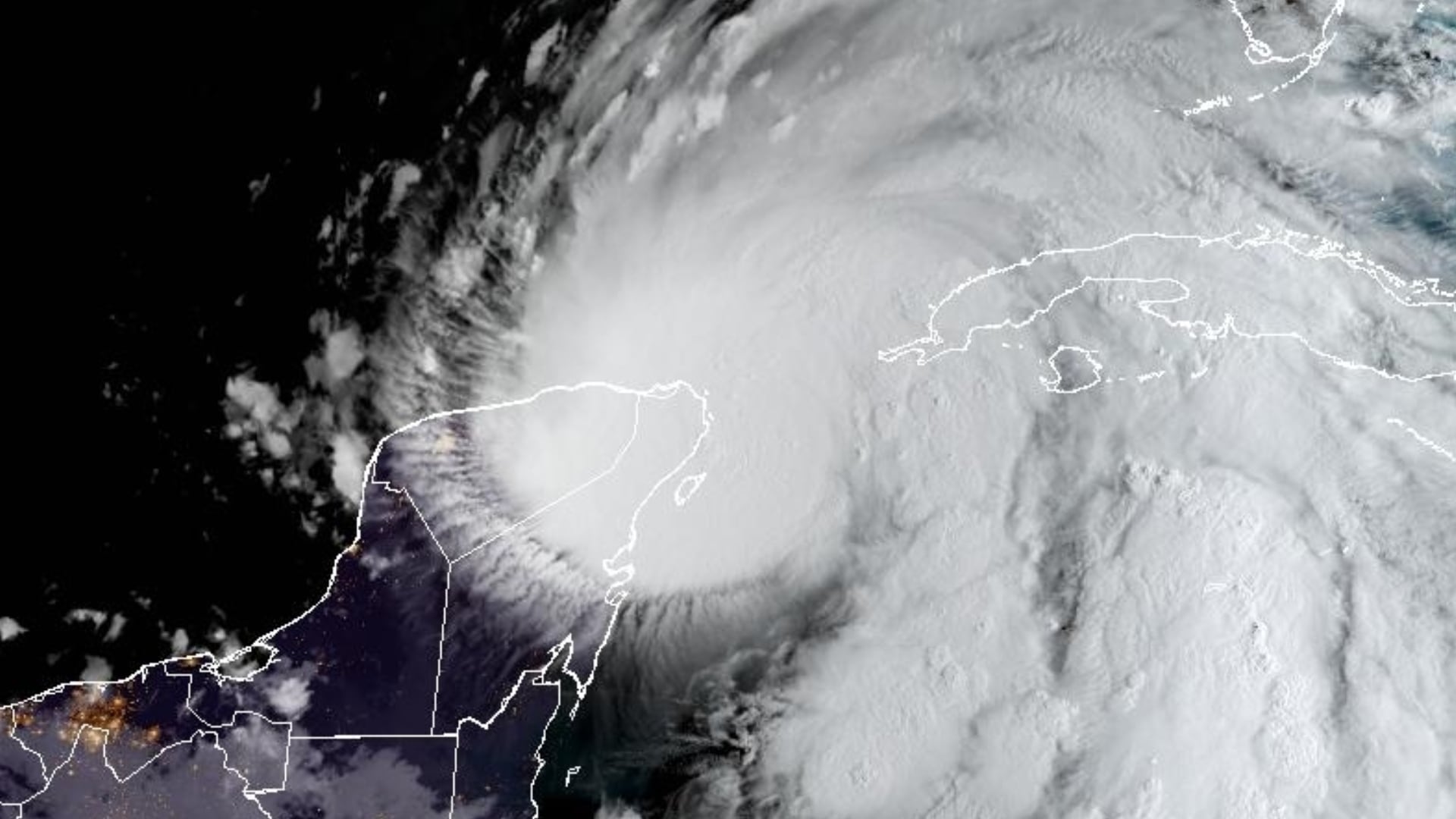 Tormenta Tropical Helene frente a Quintana Roo