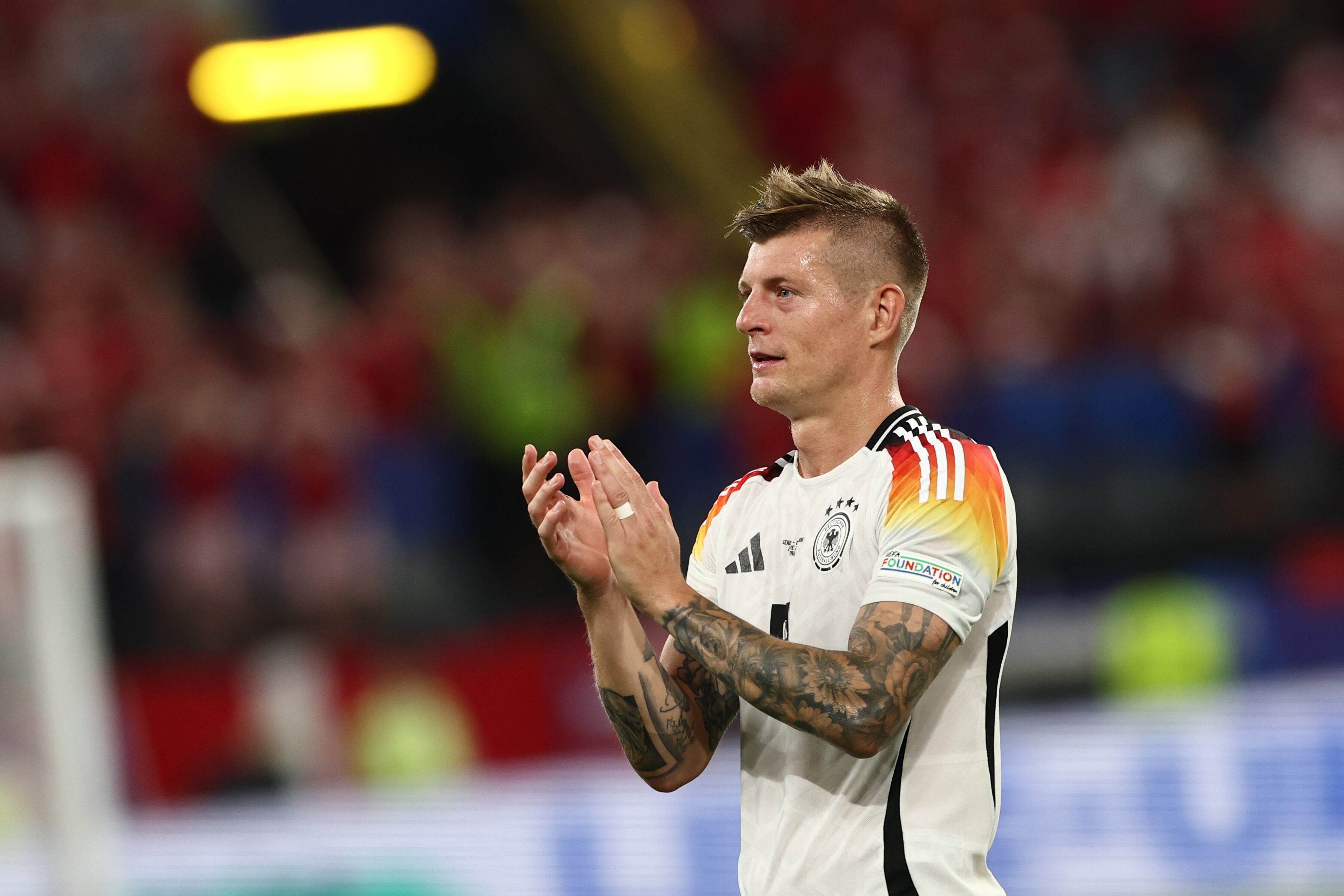 Toni Kroos anunció que se retirará cuando termine la participación de Alemania en la Eurocopa (Foto: EFE/EPA/ANNA SZILAGYI)