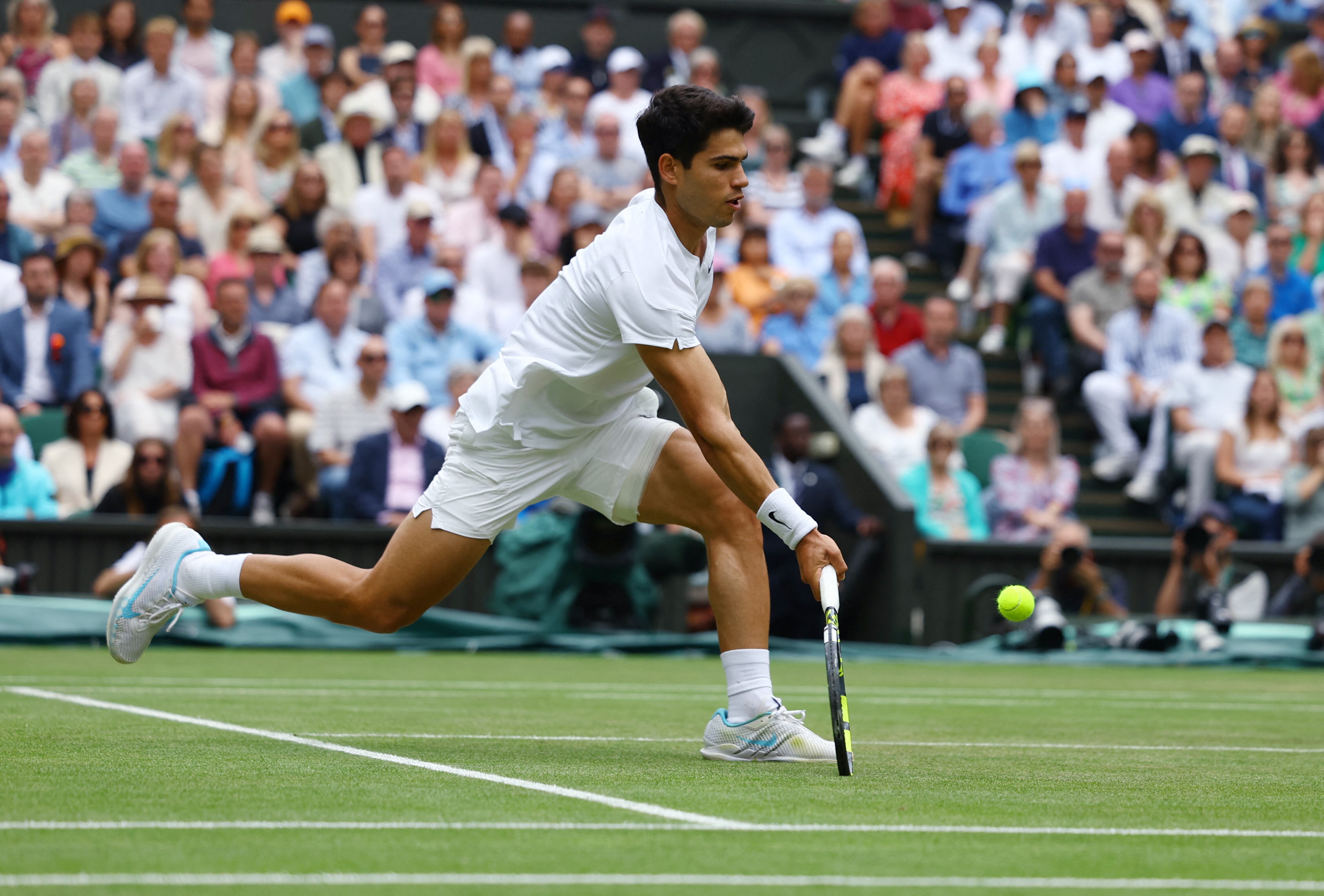 Carlos Alacaraz durante su partido REUTERS/Hannah Mckay