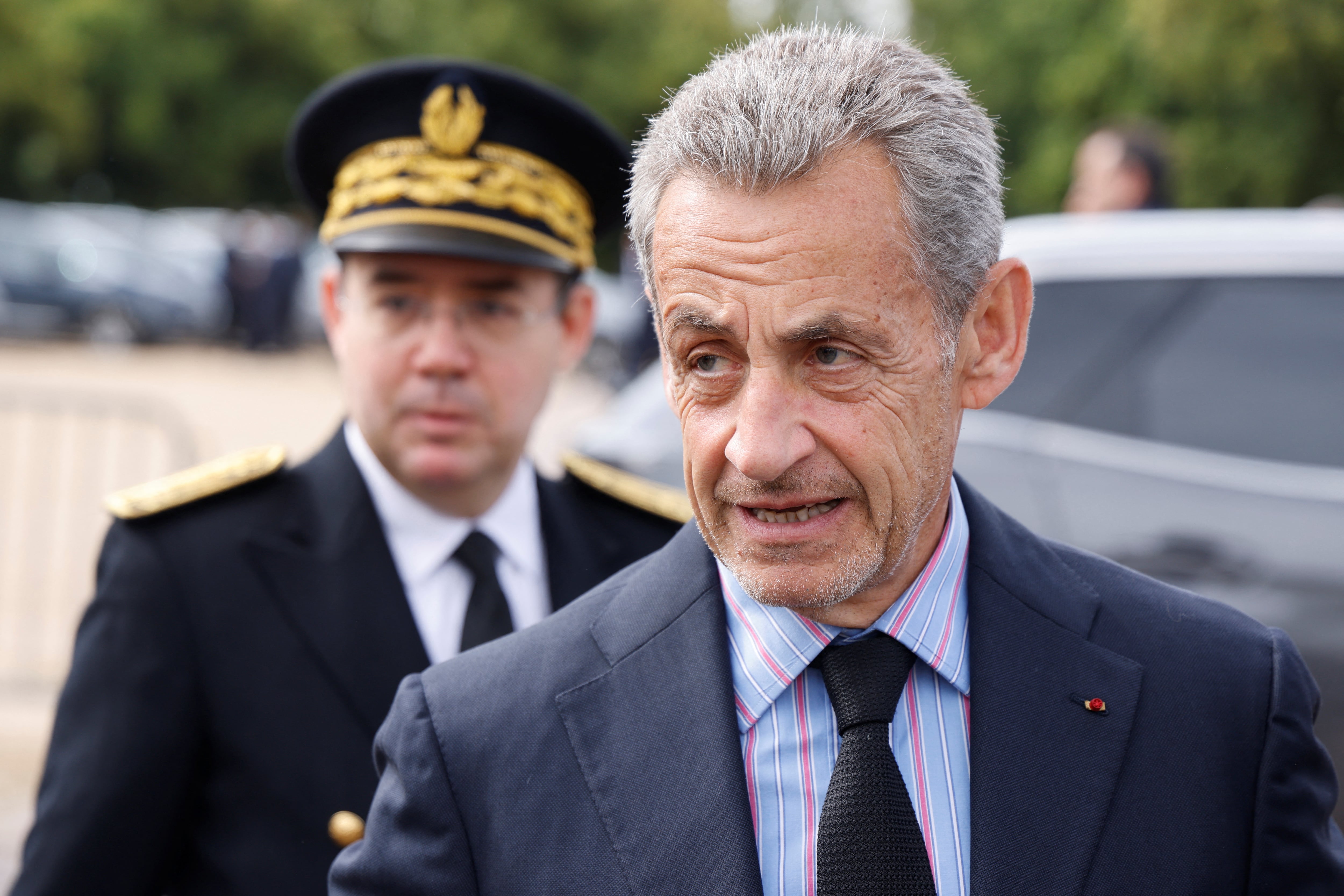 El expresidente de Francia Nicolas Sarkozy (LUDOVIC MARIN/Pool via REUTERS)