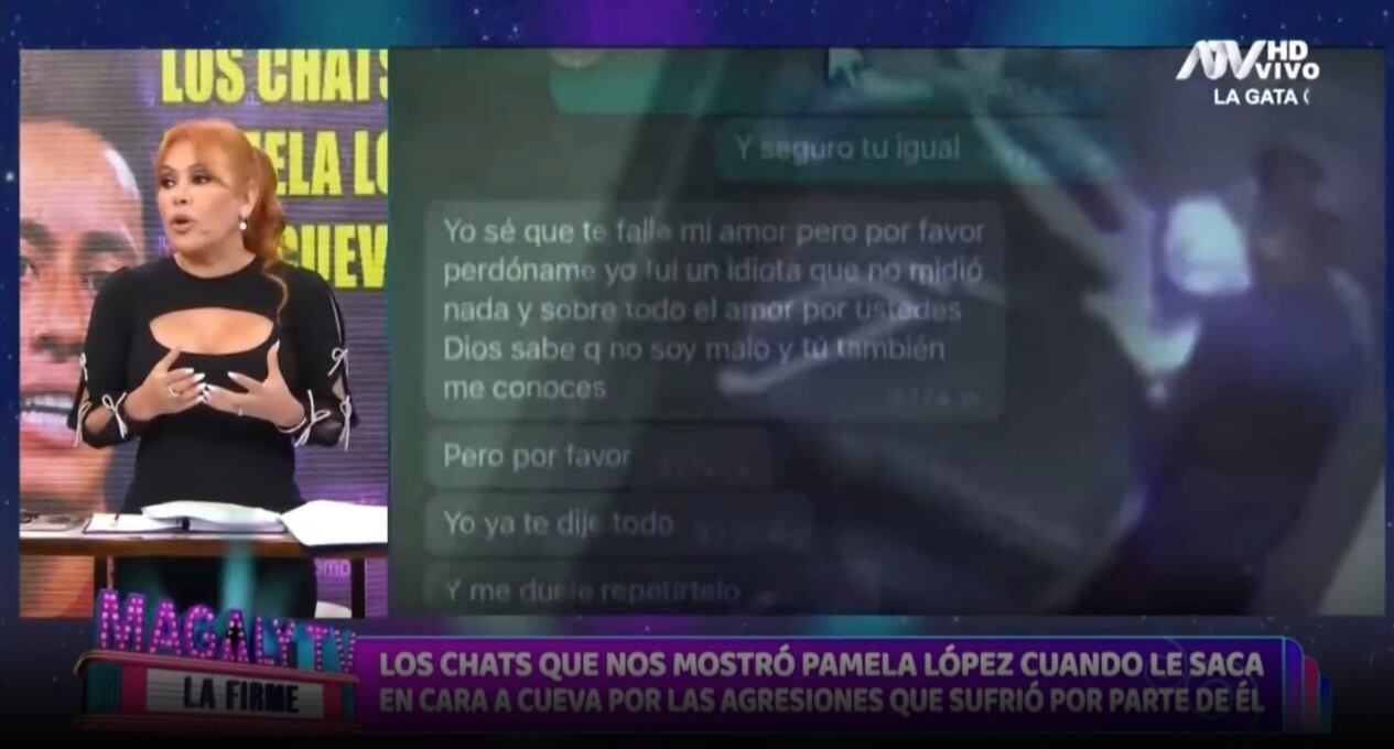 Jefferson Farfán habría alertado a Christian Cueva que Pamela López estaba en la discoteca. (Captura: Magaly TV La Firme)