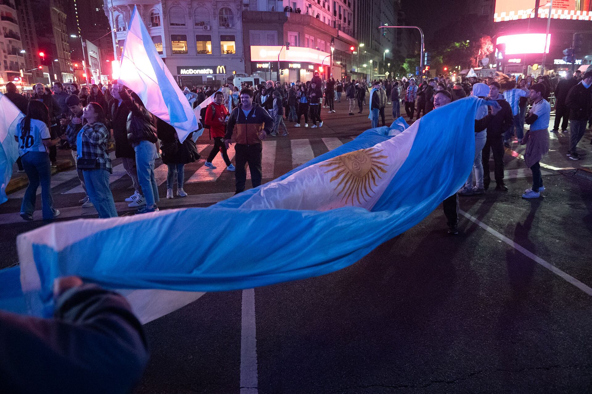 Copa América 2024 - Argentina Colombia - Festejos en el Obelisco