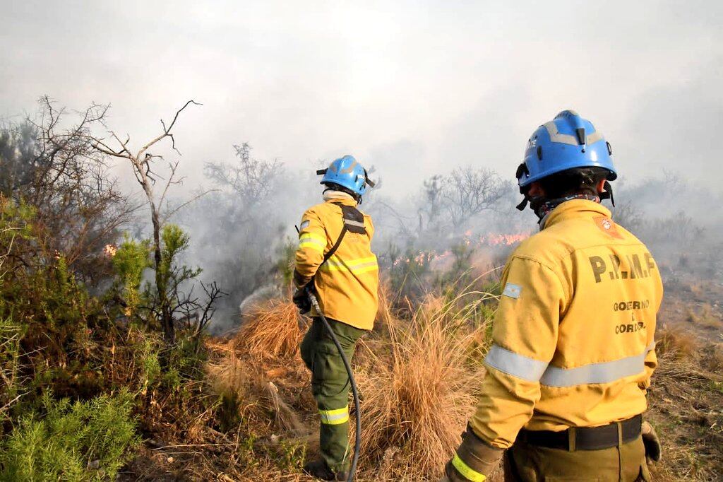 incendio en Capilla del Monte, Córdoba