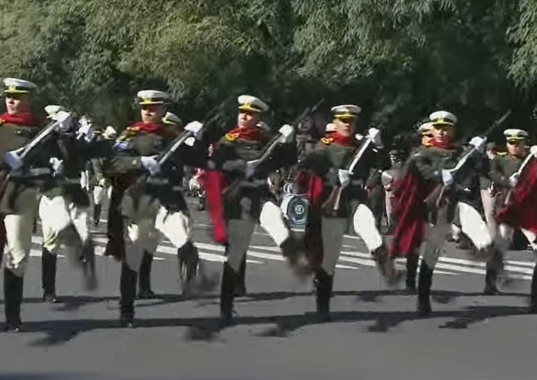 Gendarmería desfile militar 9 de Julio