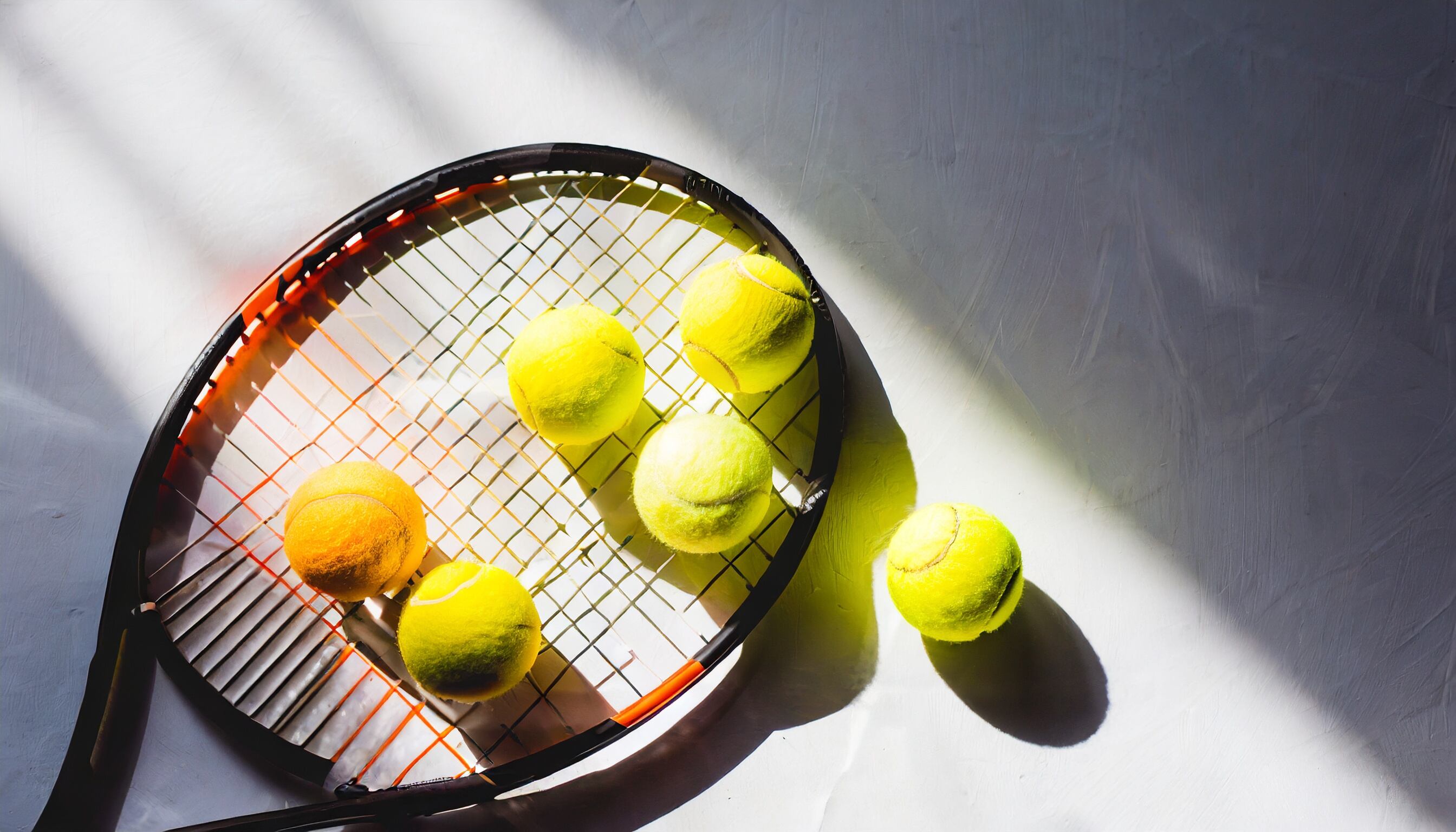 Tenis Raqueta de tenis Pelota de tenis Cancha de tenis Deporte de raqueta Competición deportiva Tenis en acción Partido de tenis Juego de tenis Elementos tenísticos  Una emocionante imagen que representa elementos característicos del tenis, con una raqueta, una pelota en movimiento y una cancha, capturando la esencia de este apasionante deporte. - (Imagen ilustrativa Infobae)