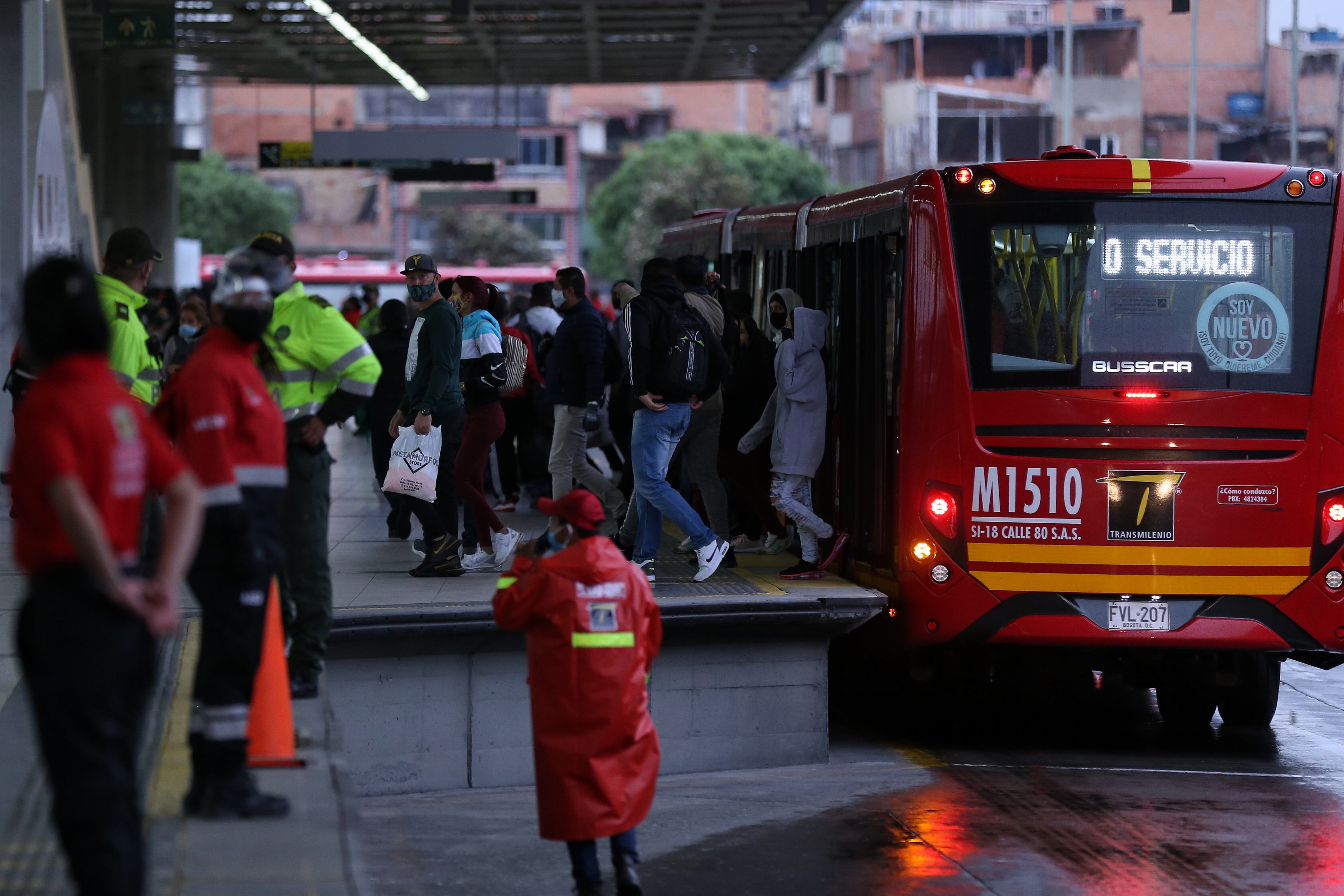 TransMilenio, Bogotá. Foto: Colprensa-Camila Díaz