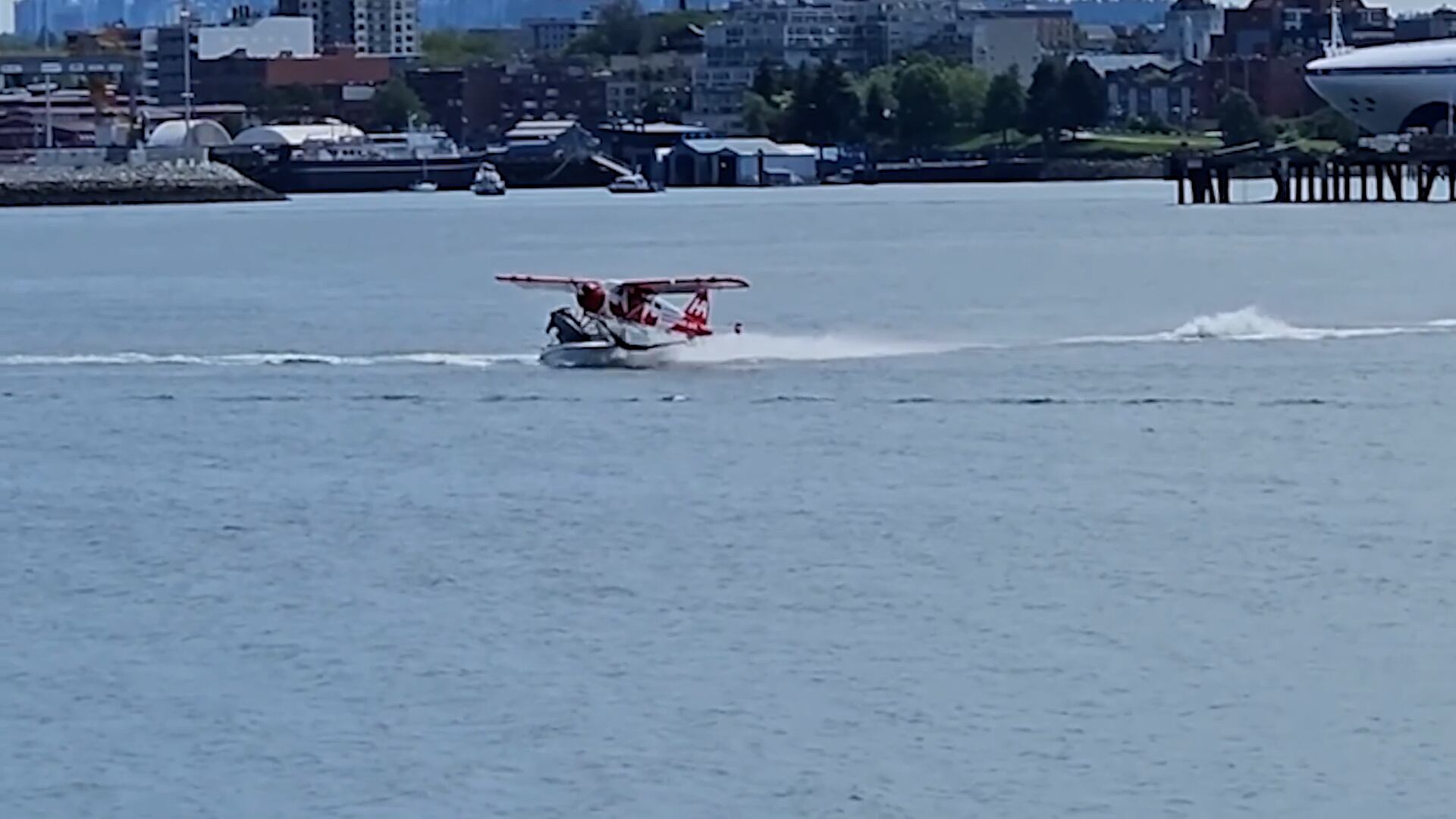 Incidente en el puerto Coal Harbour de Vancouver