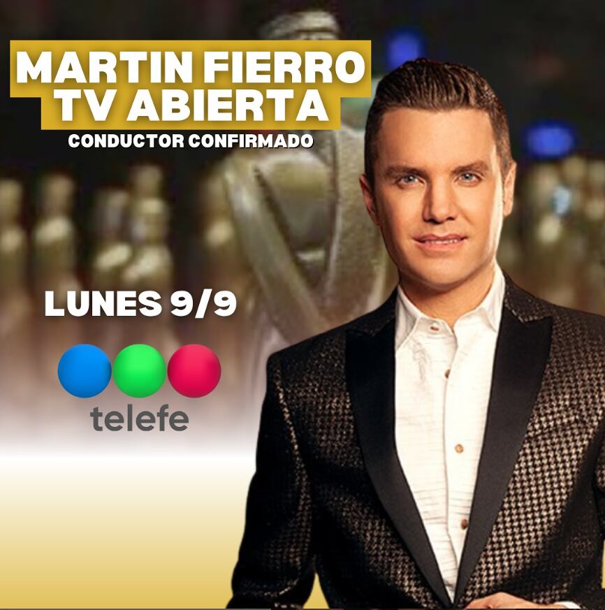 Santiago del Moro será el próximo conductor de la entrega de los premios Martín Fierro de la televisión abierta (Instagram)