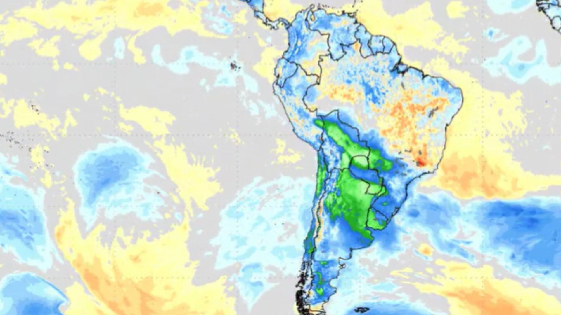 El Anticiclón del Pacífico Sur estará próximo al continente, según las proyecciones del Senamhi.