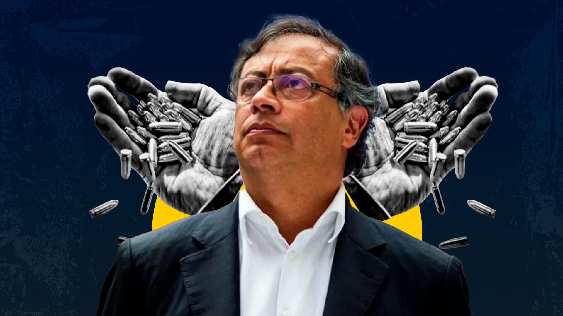 El apellido del presidente Gustavo Petro se asocia con un programa que dentro de la 'paz total', esto generó cientos de críticas - crédito Jesús Aviles/Infobae