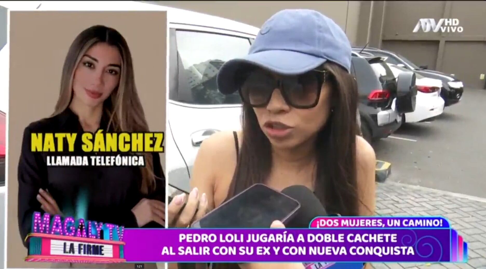 Pedro Loli enfrenta graves acusaciones de doble relación sentimental: ambas hablaron por teléfono y exponen sus engaños. (Captura: Magaly TV La Firme)