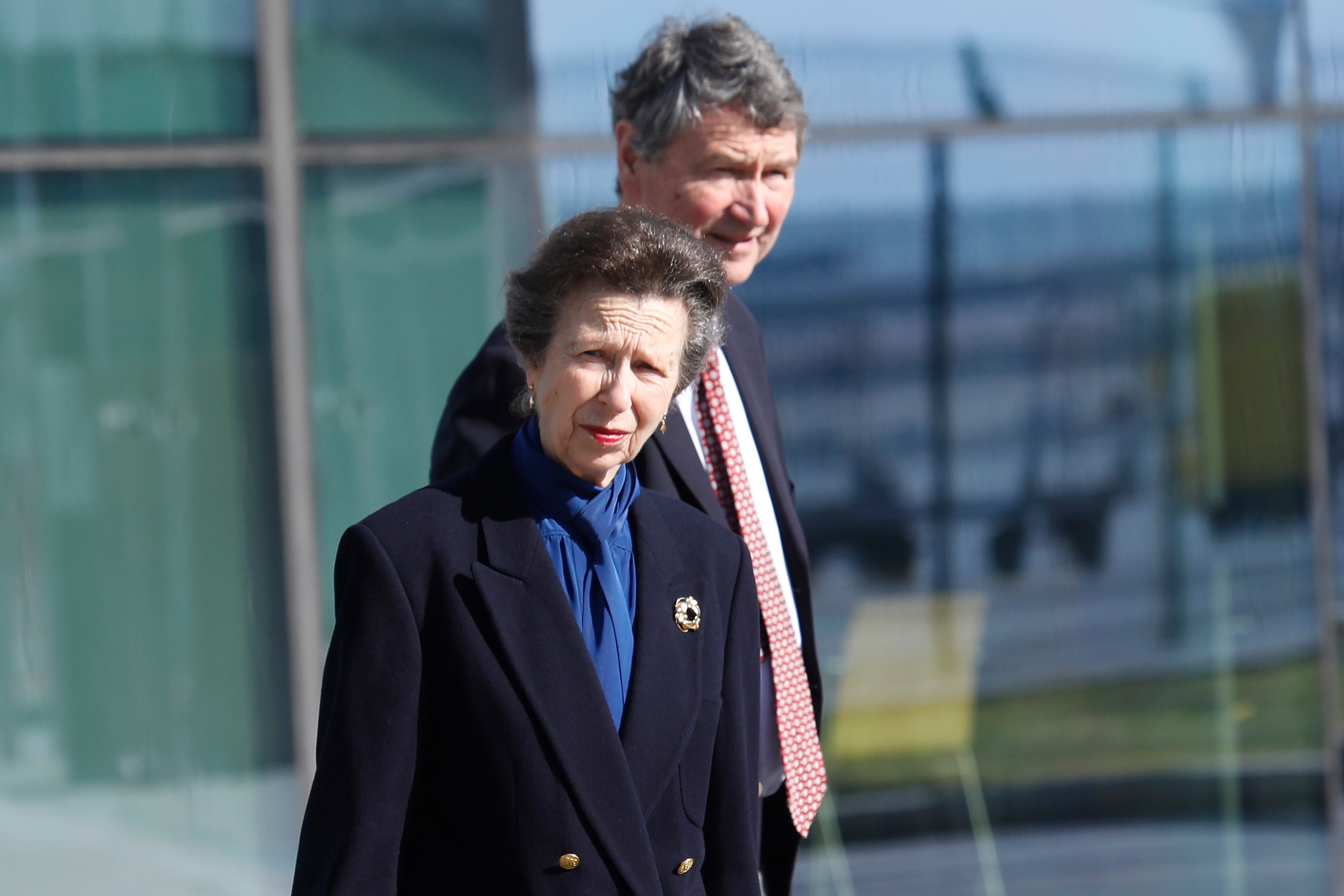 La princesa Ana con su marido, Timothy Laurence, en una imagen de archivo (EFE/A.Carrasco Ragel)
