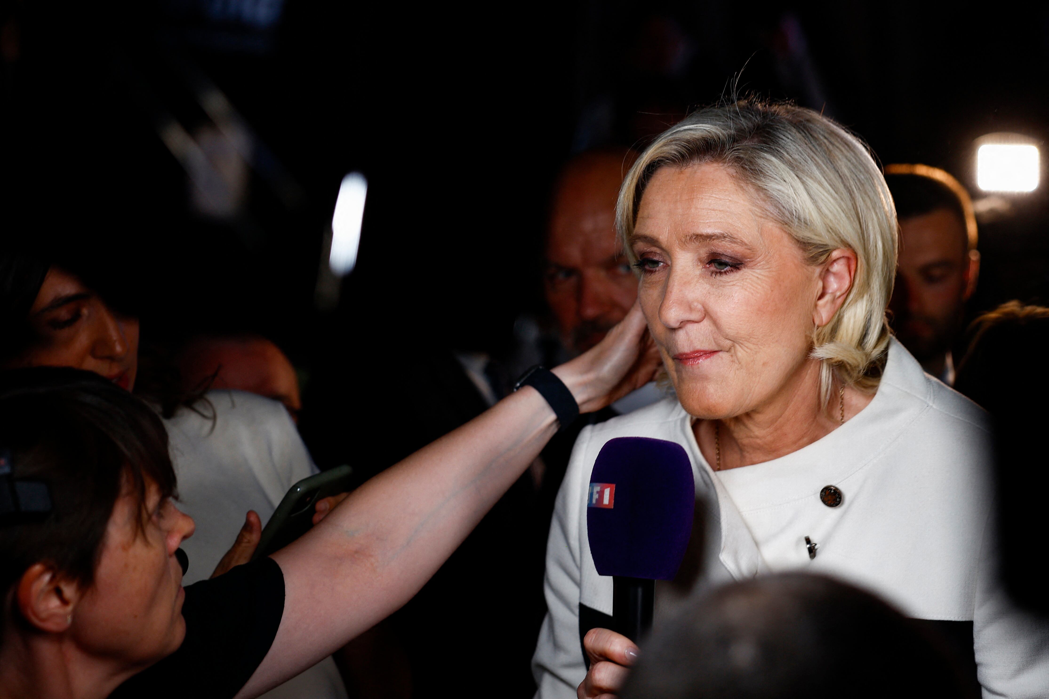 Marine Le Pen espera capitalizar los resultados de esta elección en 2027 (REUTERS/Sarah Meyssonnier)