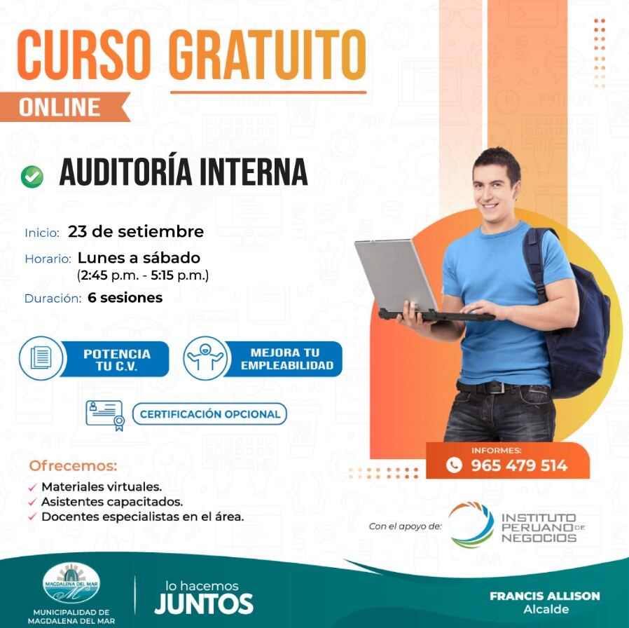 municipalidad de magdalena cursos gratis