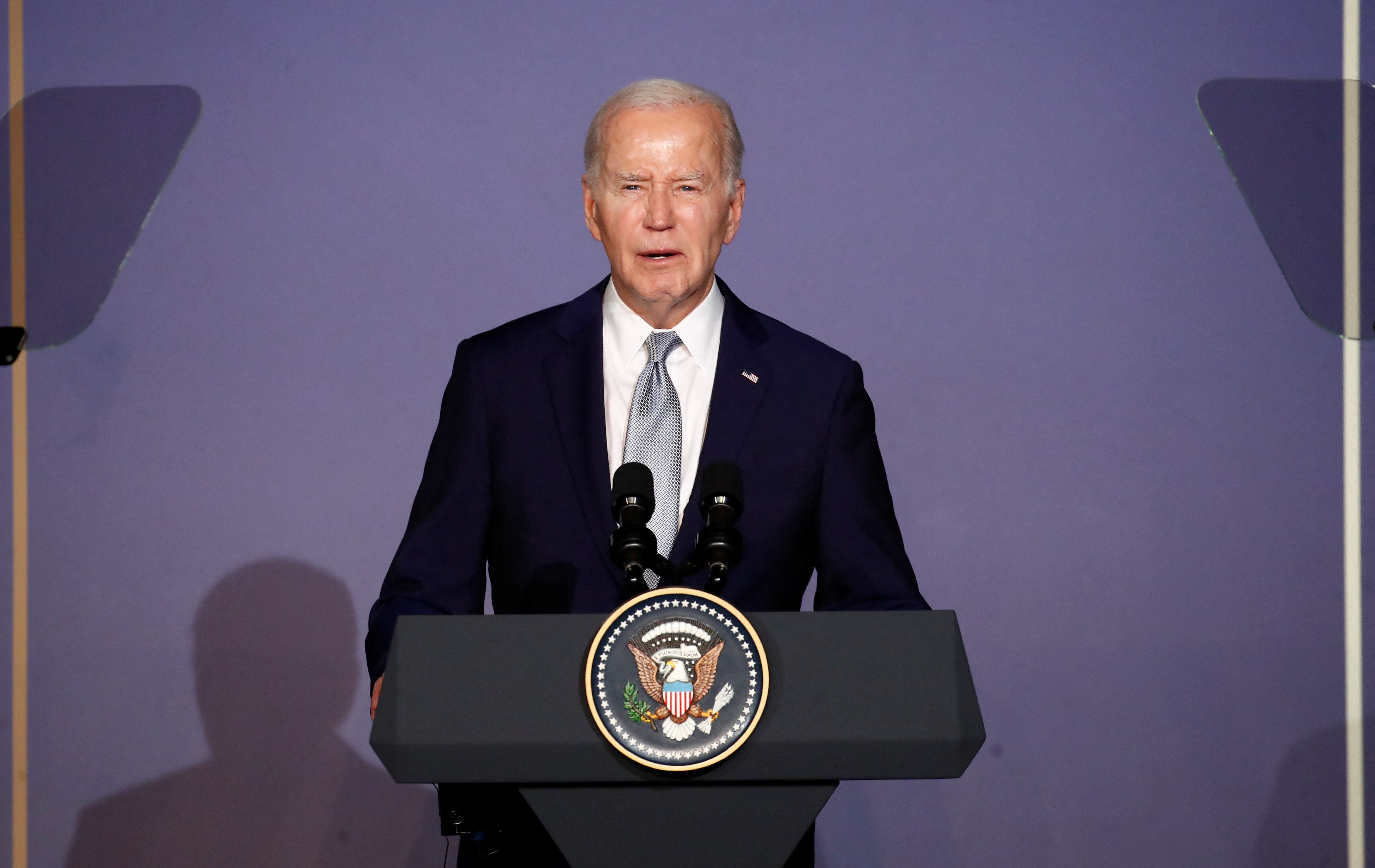 Joe Biden llamó a Claudia Sheinbaum tras el 2 de junio (REUTERS/Alessandro Garofalo)