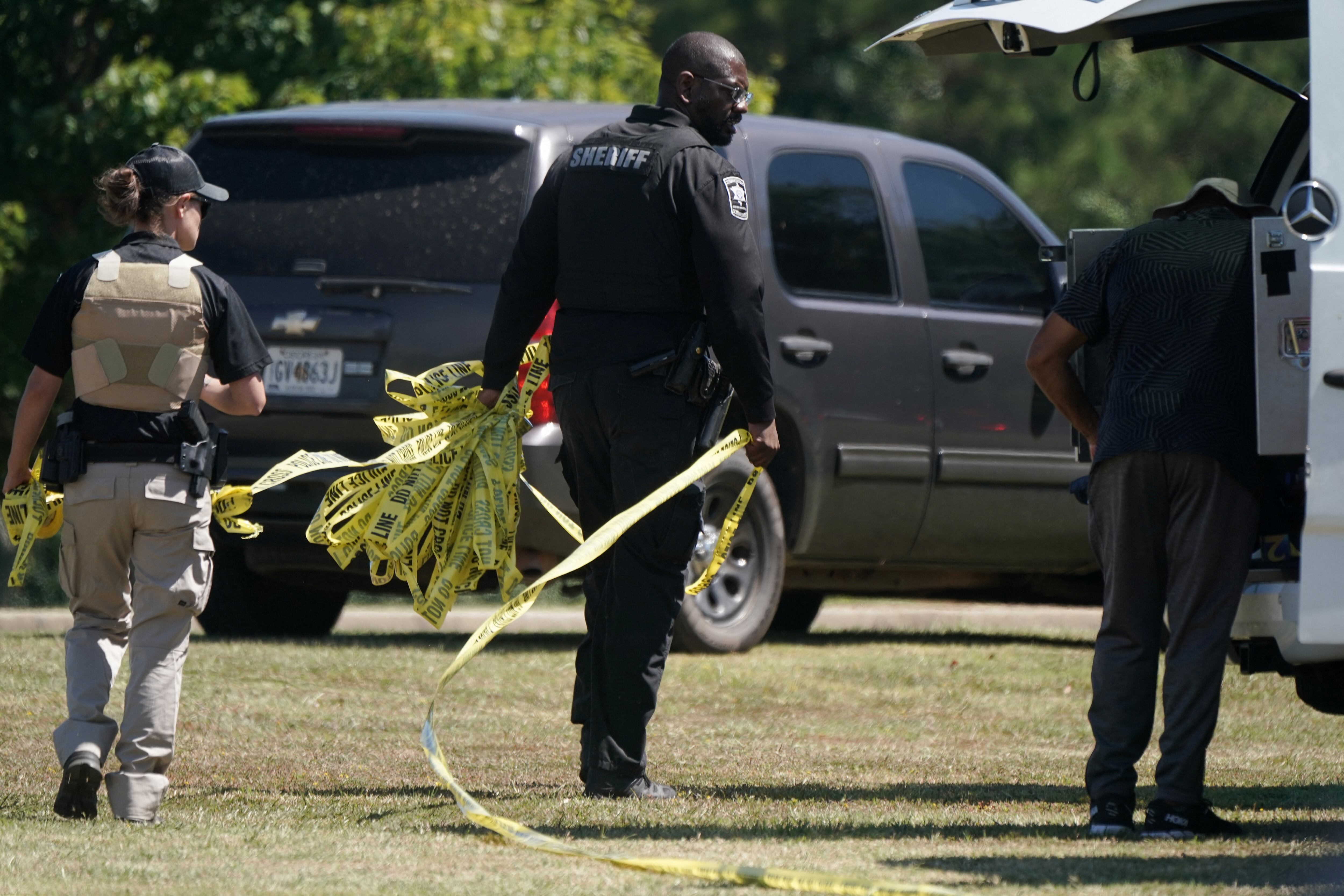 El ataque armado dejó un saldo de cuatro muertos, entre ellos dos alumnos y dos profesores de la escuela secundaria Apalachee (REUTERS/Elijah Nouvelage)