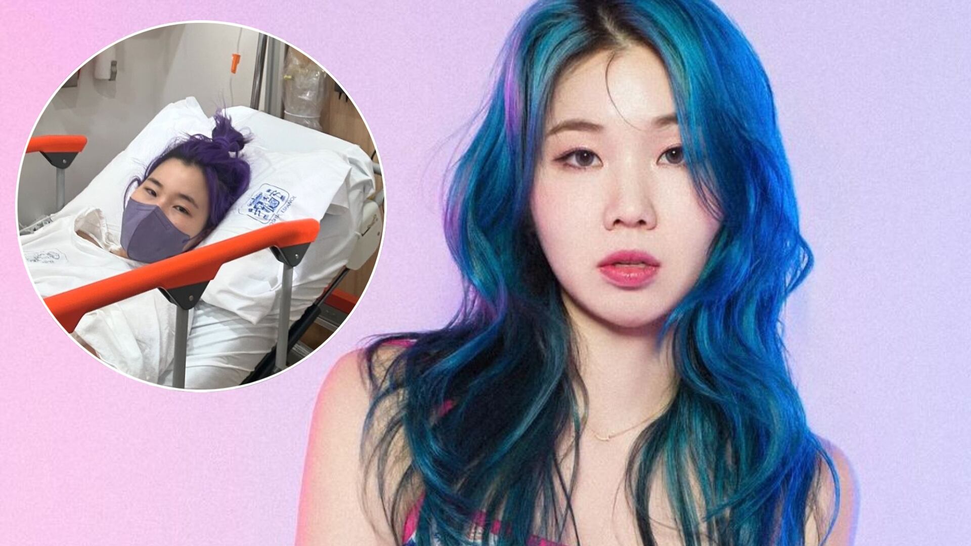 La influencer dio a conocer que fue ingresada a un centro médico, días después de arribar a Corea